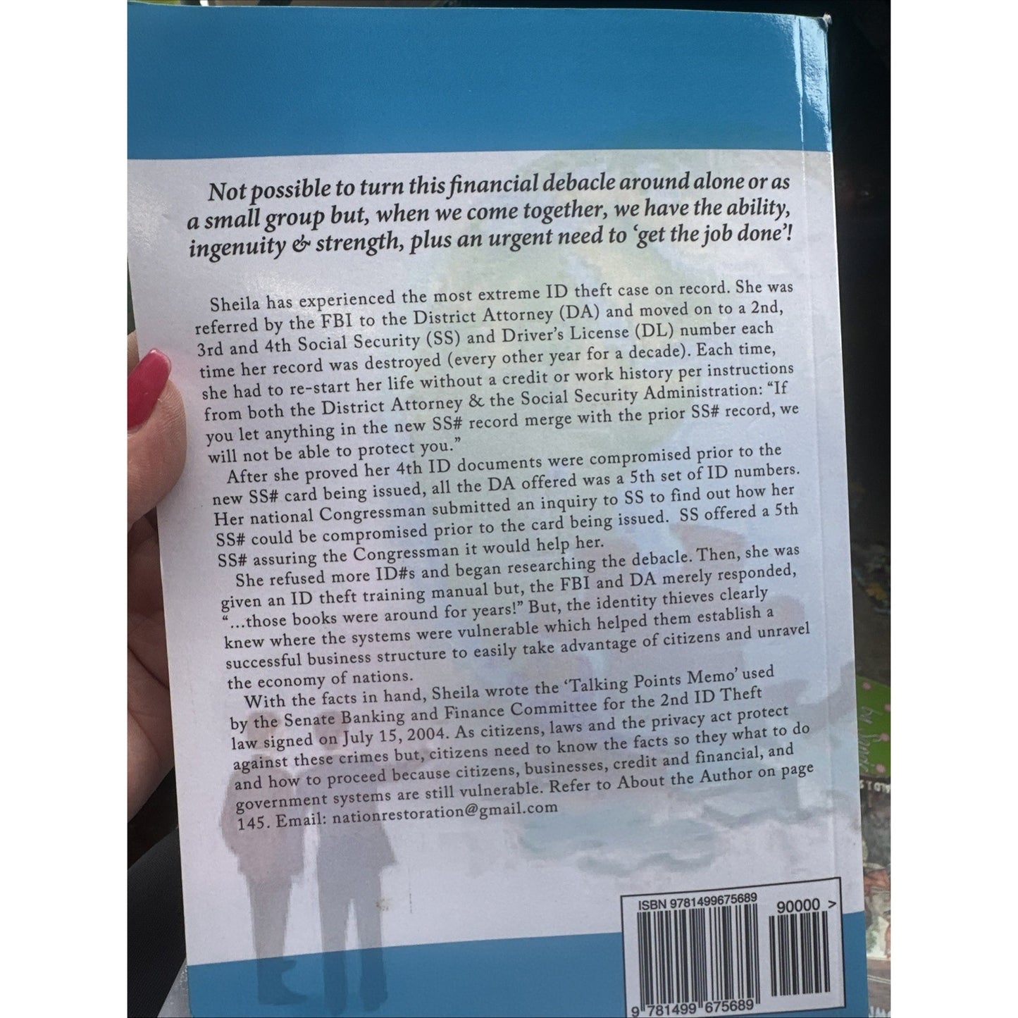 Nation Restoration by Sheila Holm: New