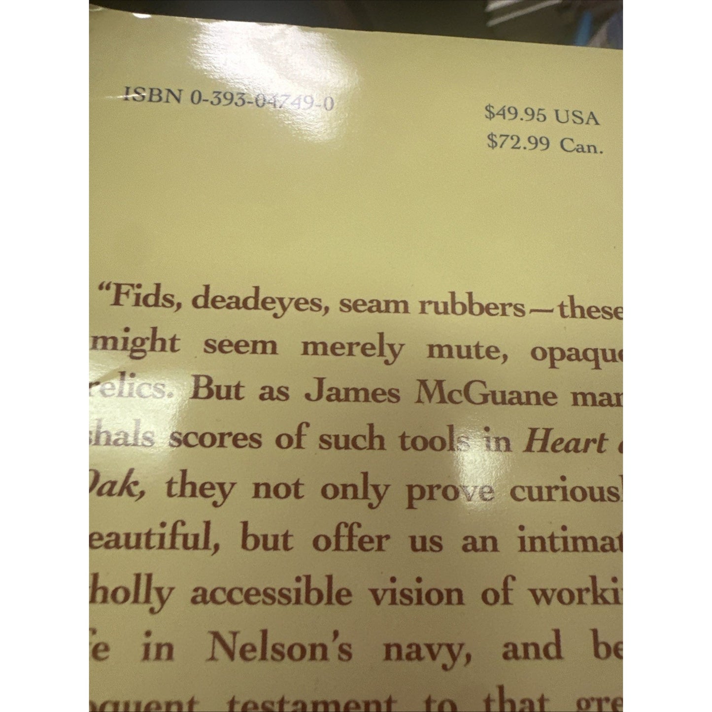 Heart of Oak A Sailors Life in Nelson's Navy James P. McGuane