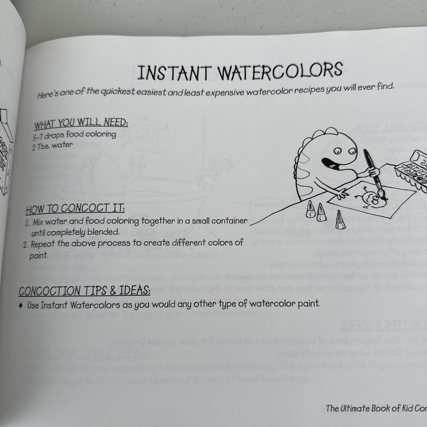 The Ultimate Book of Kid Concoctions: More Than 65 Wacky, Wild & Crazy by Thomas