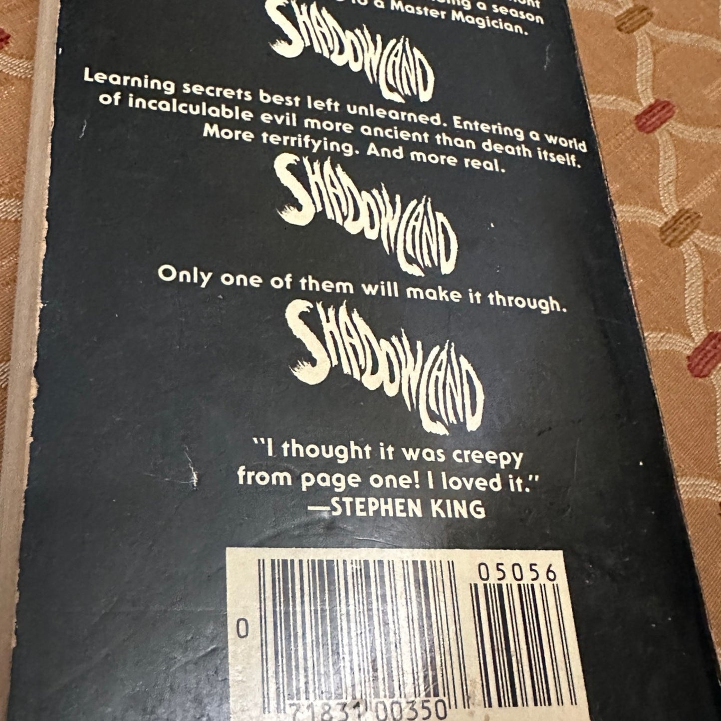 Shadowland Novel by Peter Straub vintage paperback