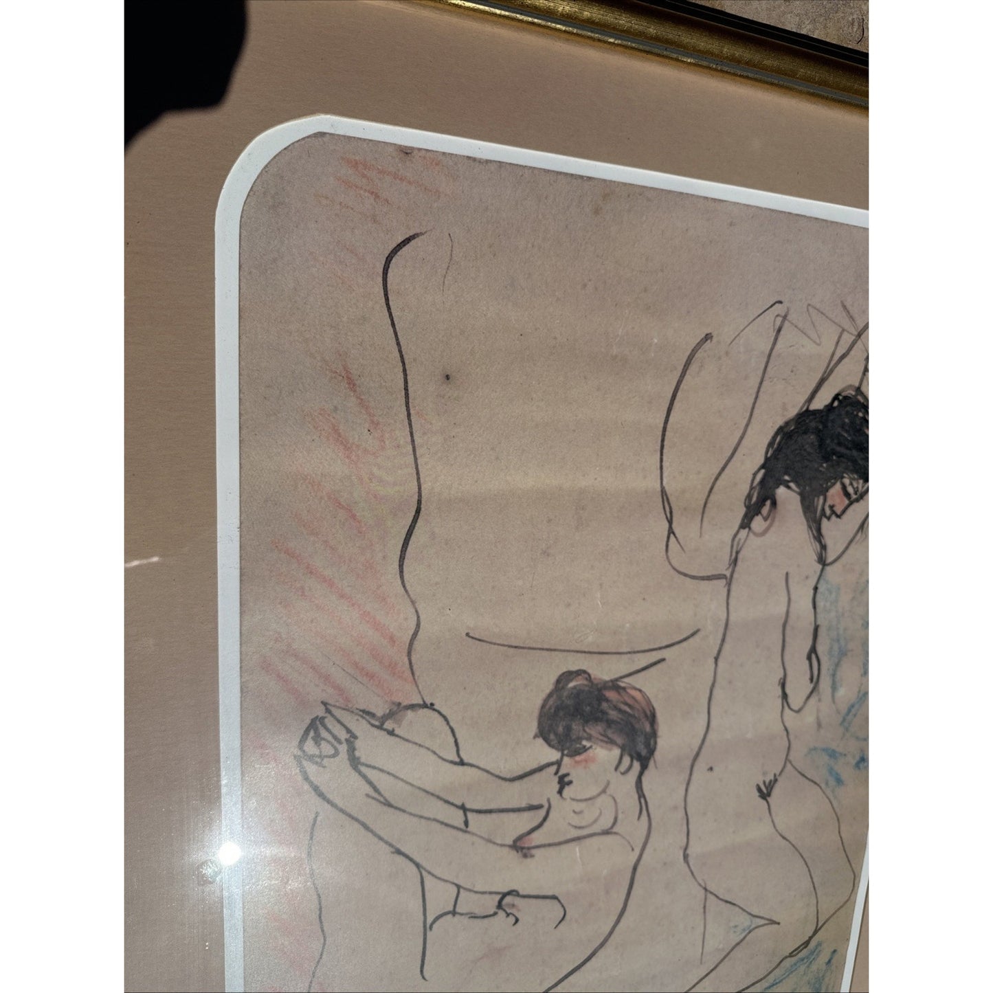 Pablo Picasso - 1902 Deux femmes nues sketch Copy