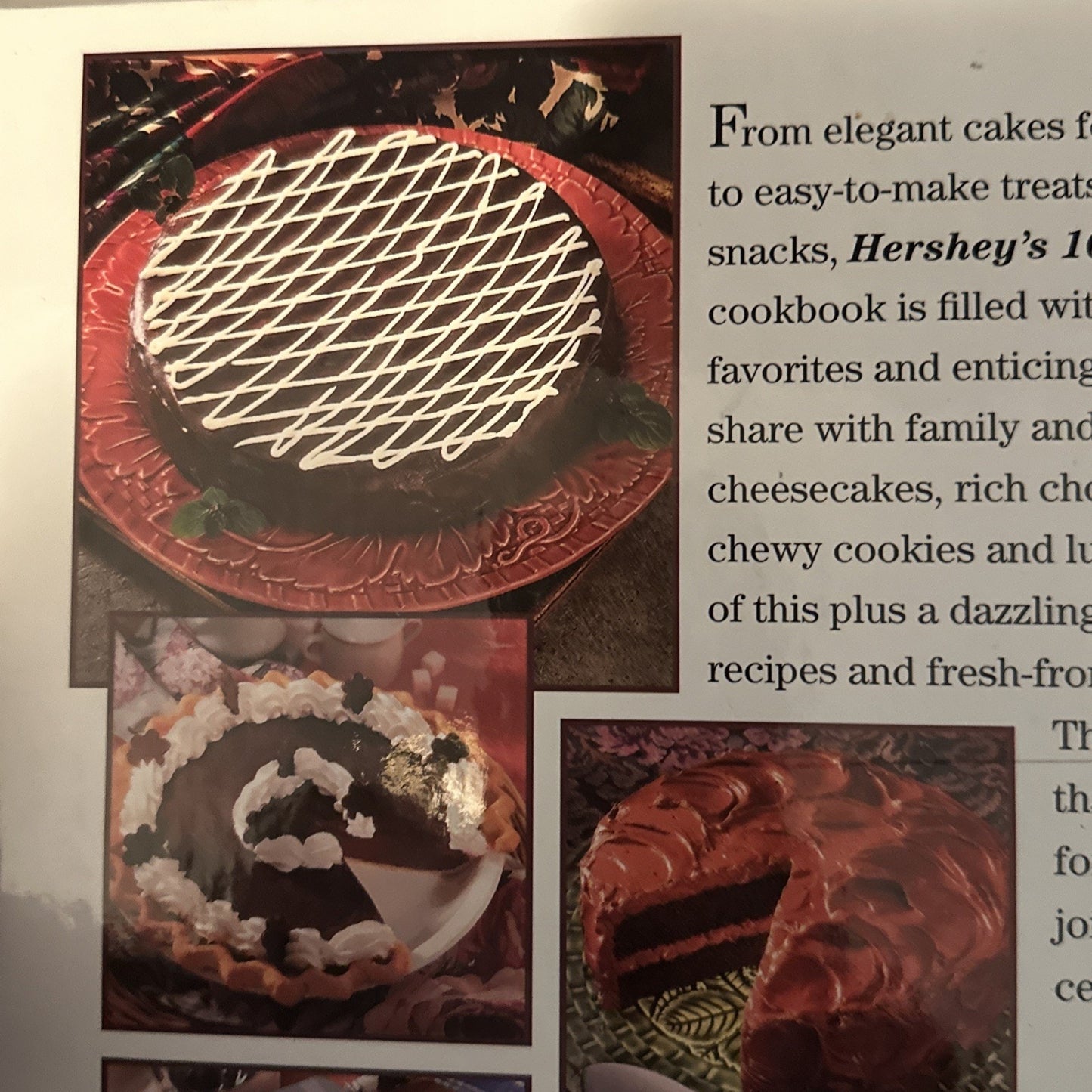 HERSHEY 100TH ANNIVERSARY RECIPE BOOK 1994