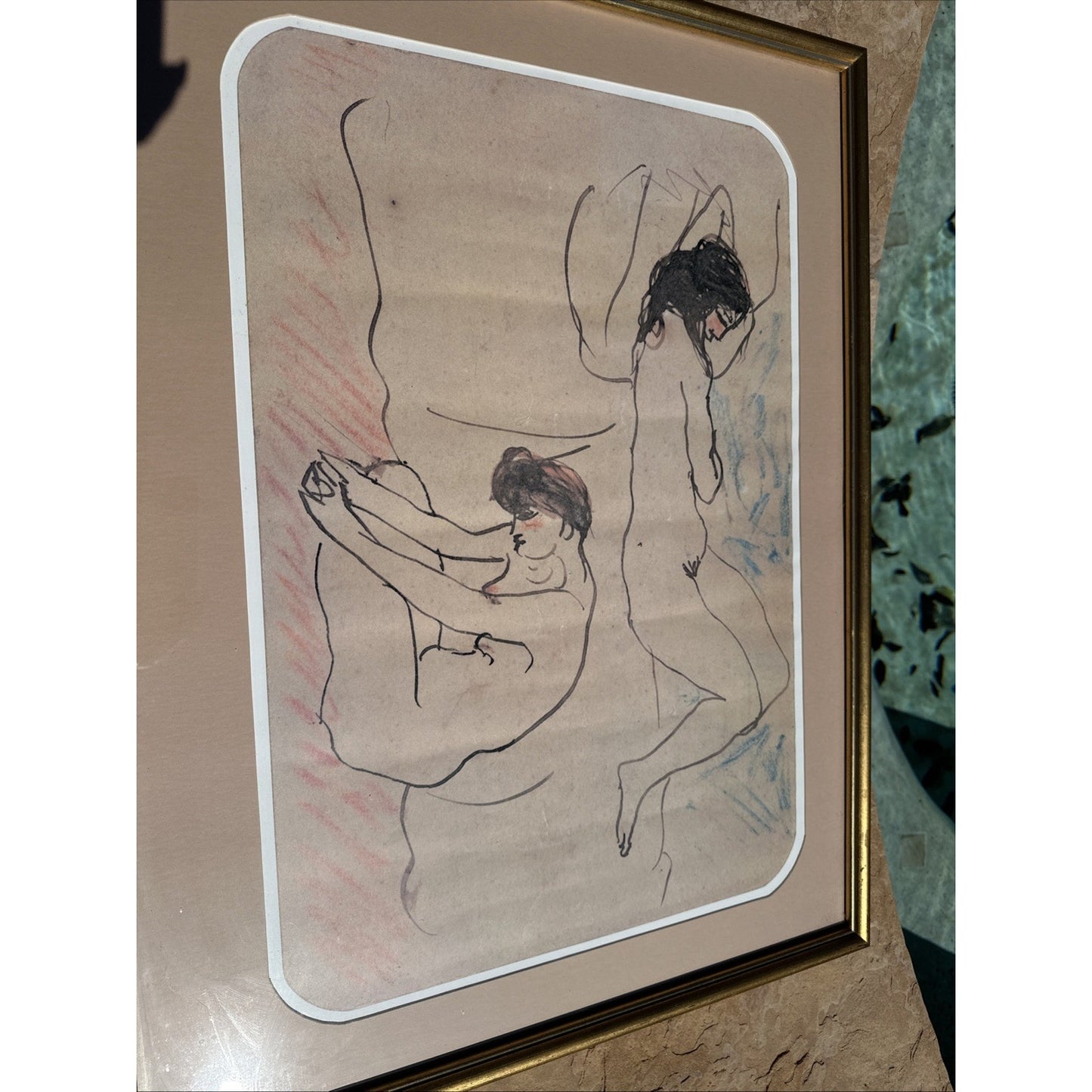 Pablo Picasso - 1902 Deux femmes nues sketch Copy