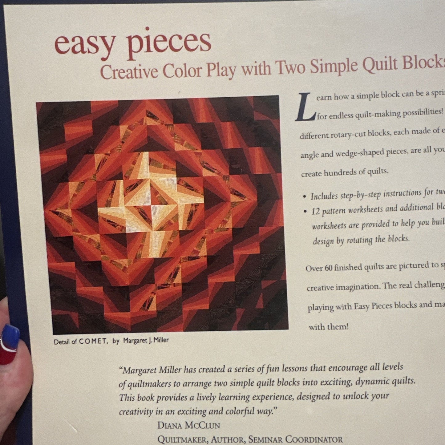 Easy Pieces: Creative Color Play With Two Simple Quilt Blocks Signed