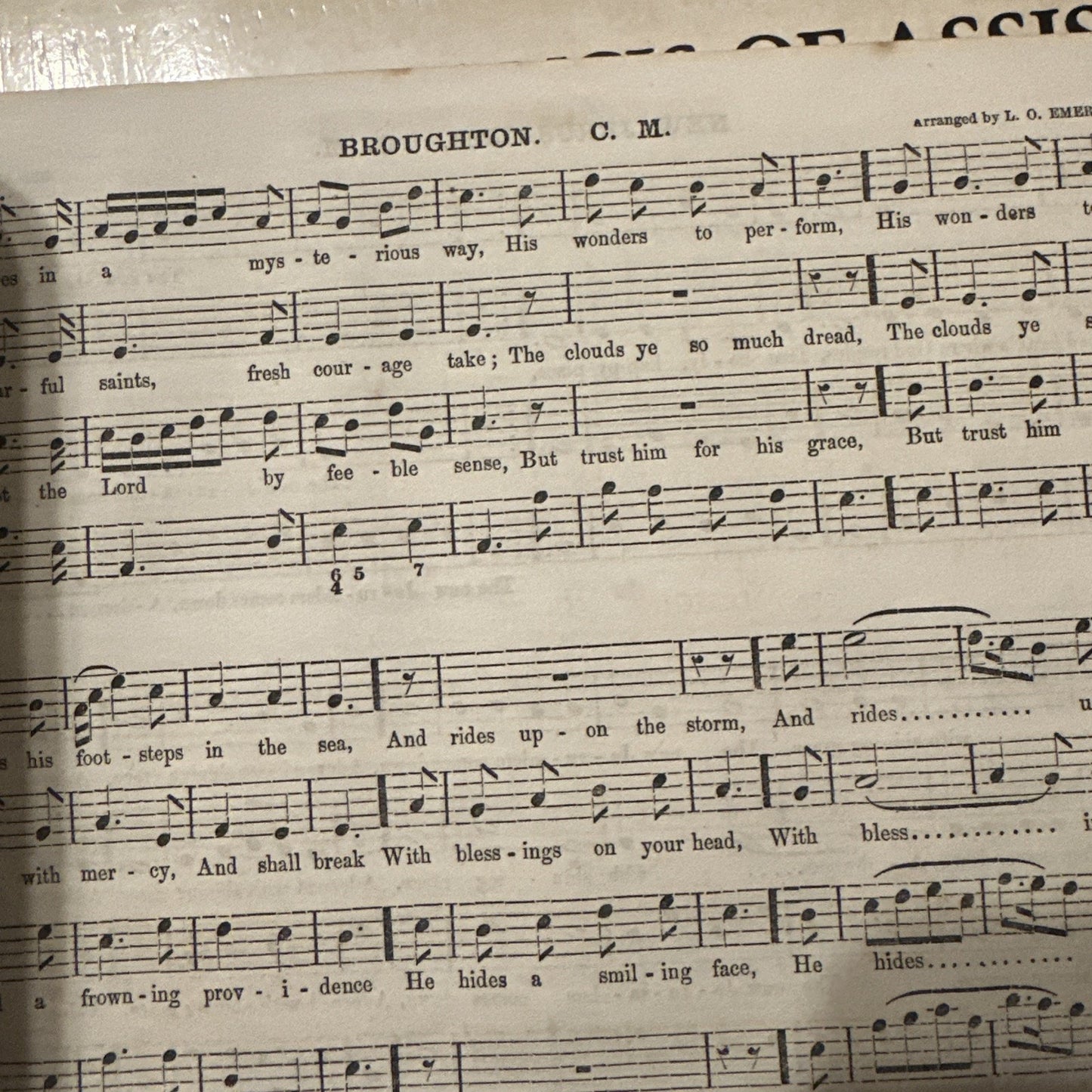 The Key Stone Collection Of Church Music - Hymns Psalms by A N Johnson HB 1857