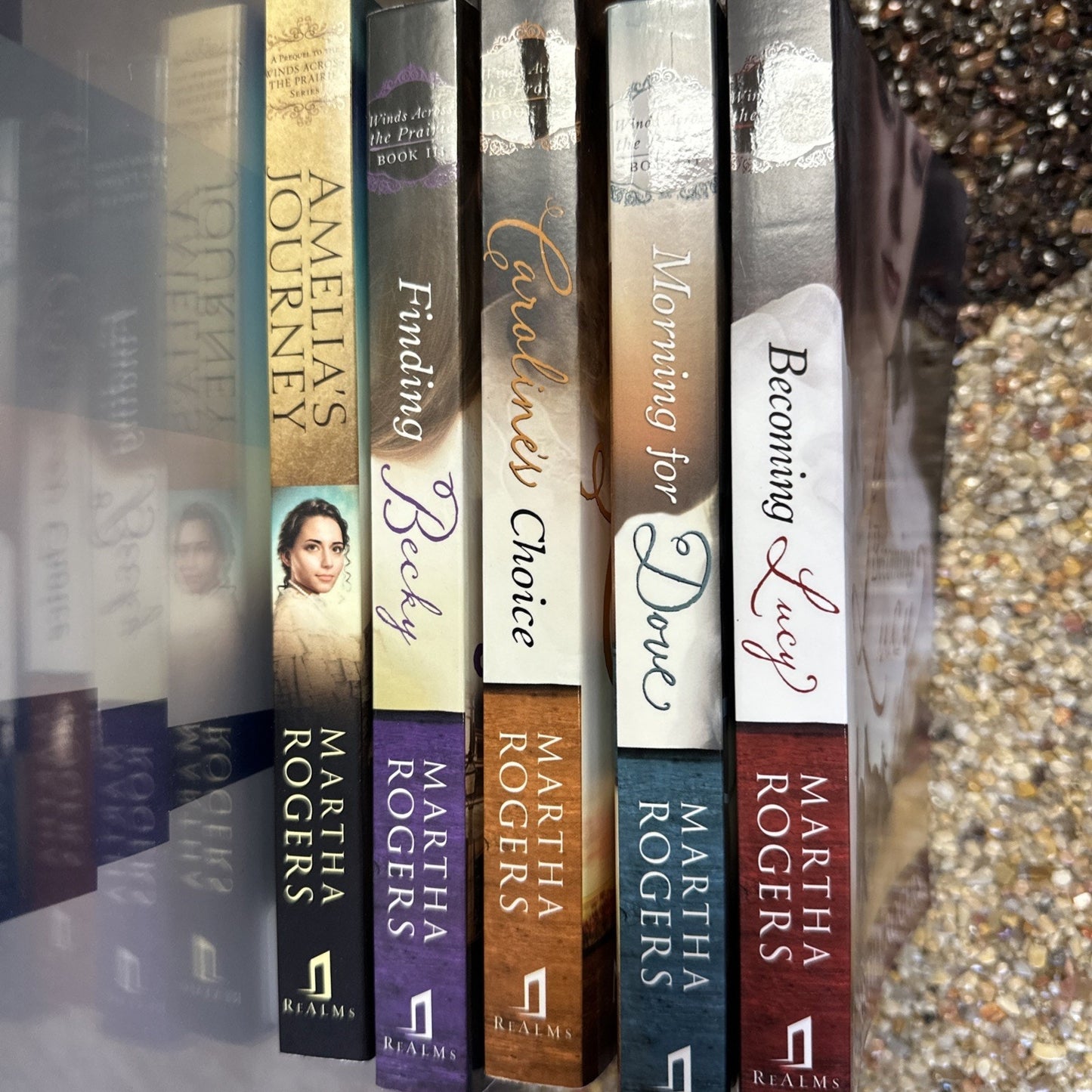 Complete Set Series - Lot of 4 Winds Across the Prairie books by Martha Rogers