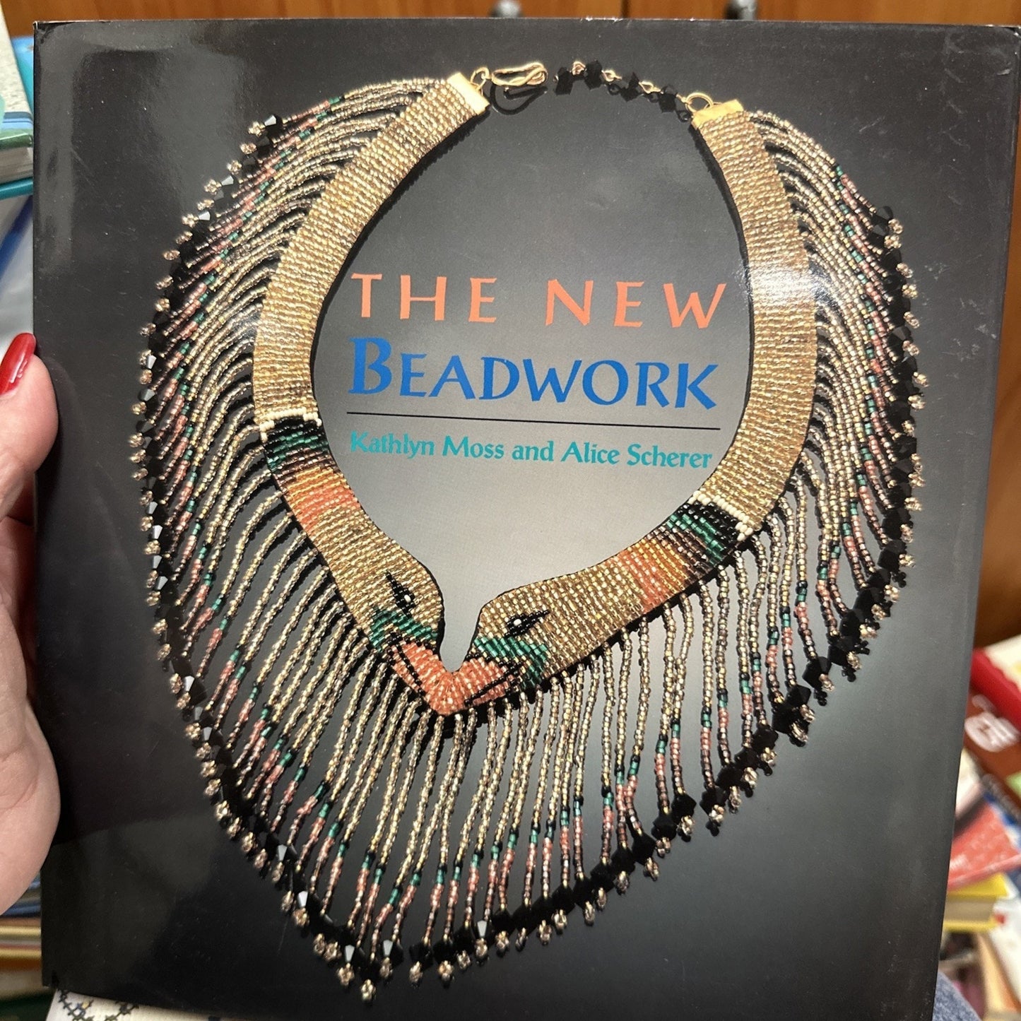 The New Beadwork by Alice Scherer and Kathlyn Moss (1992, Hardcover)