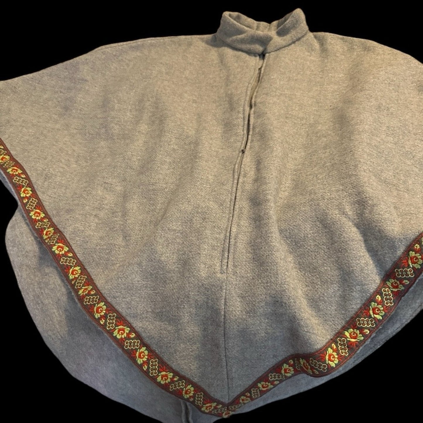 Vintage Wool Poncho