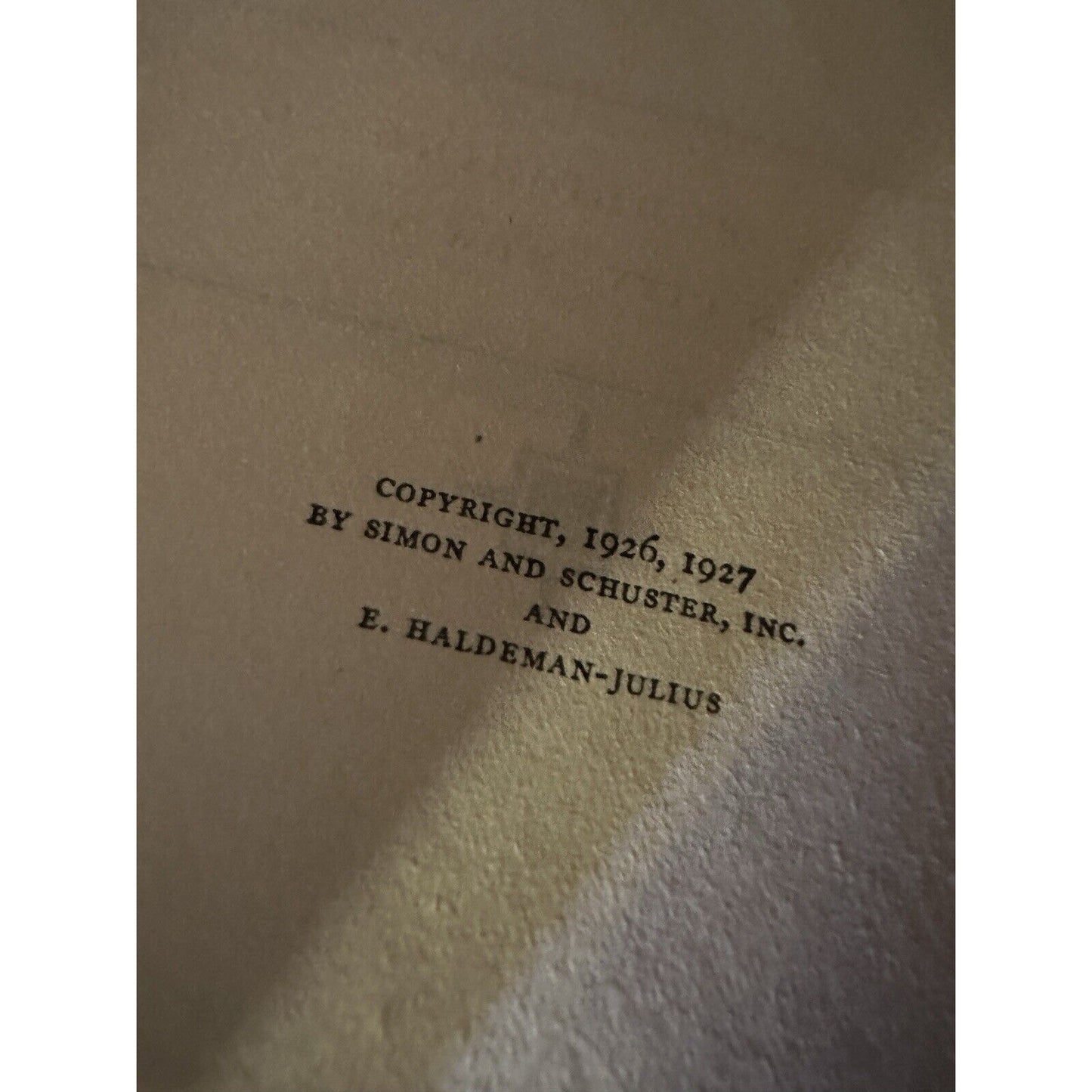 The Story of Philosophy by Will Durant. 1st Ed. 1st Print* of 1927