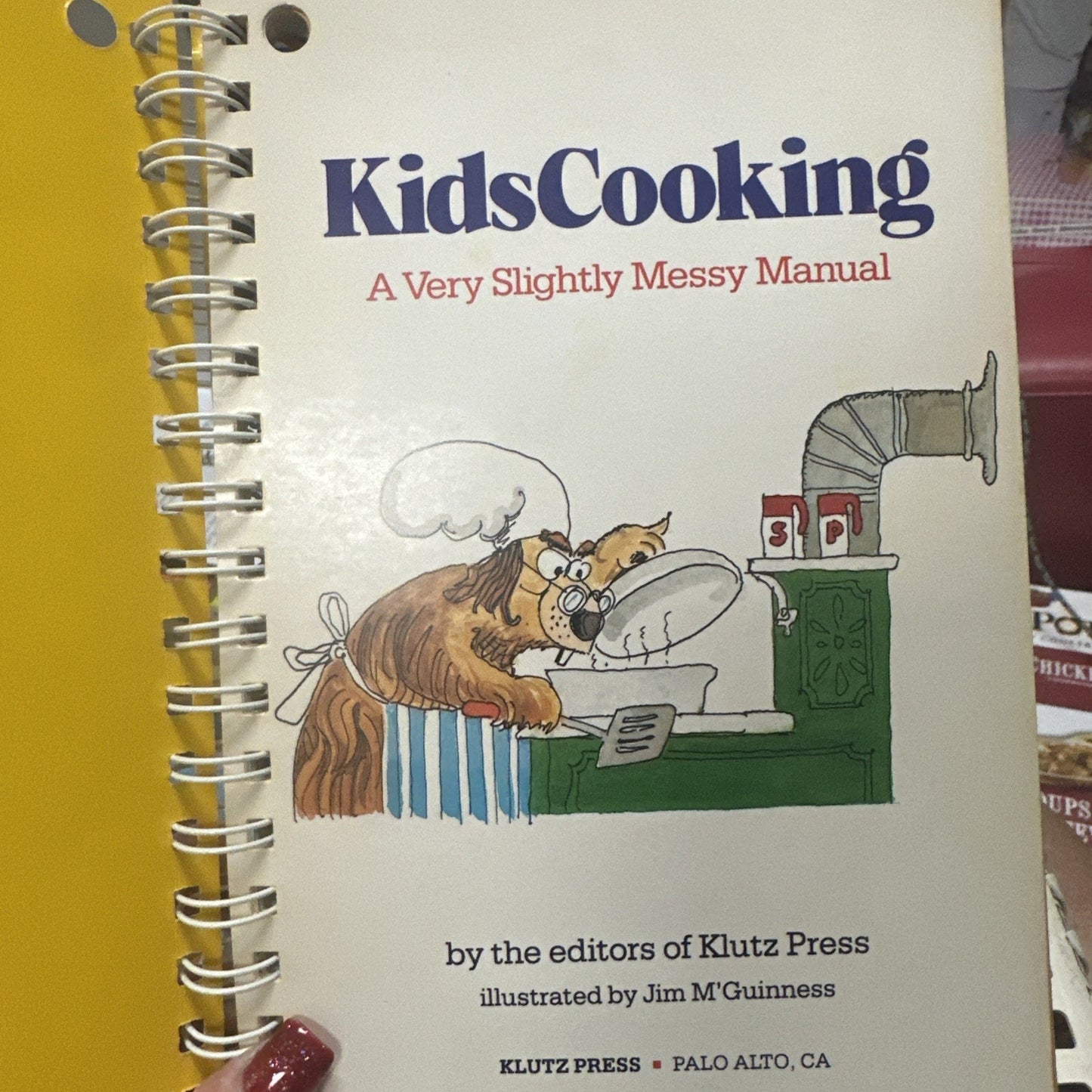 kids cooking-a very slightly messy manual by the edotors of klutz press