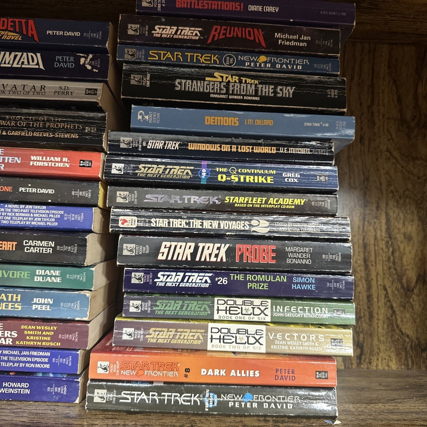 STAR TREK Book Lot of 40 Paperback Novels Paperback Published by Pocket Books