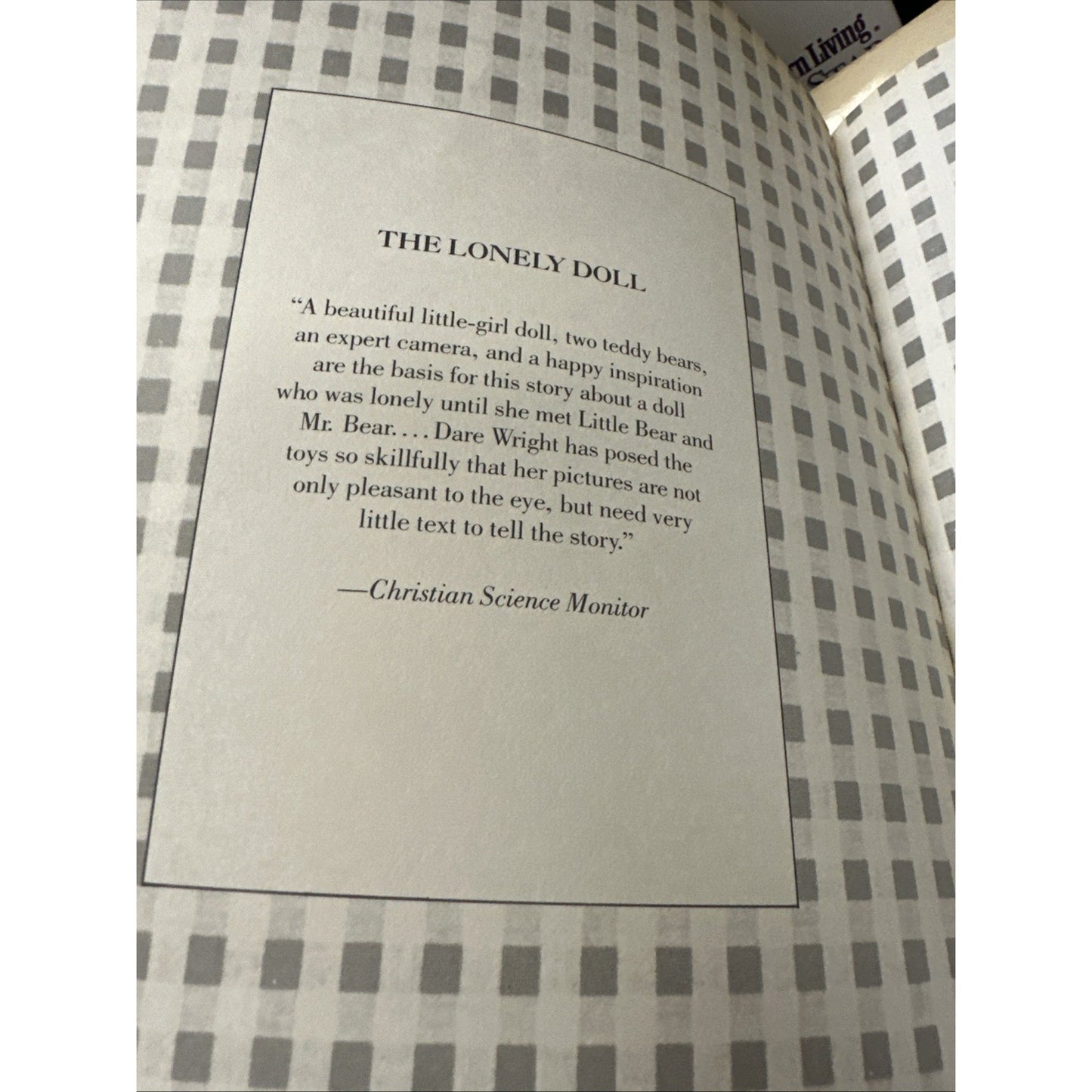 The Lonely Doll Story And Photographs Paperback Dare Wright