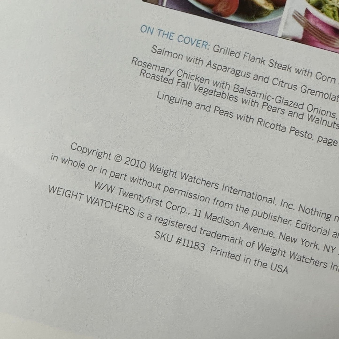 Weightwatchers Pointsplus Cookbook