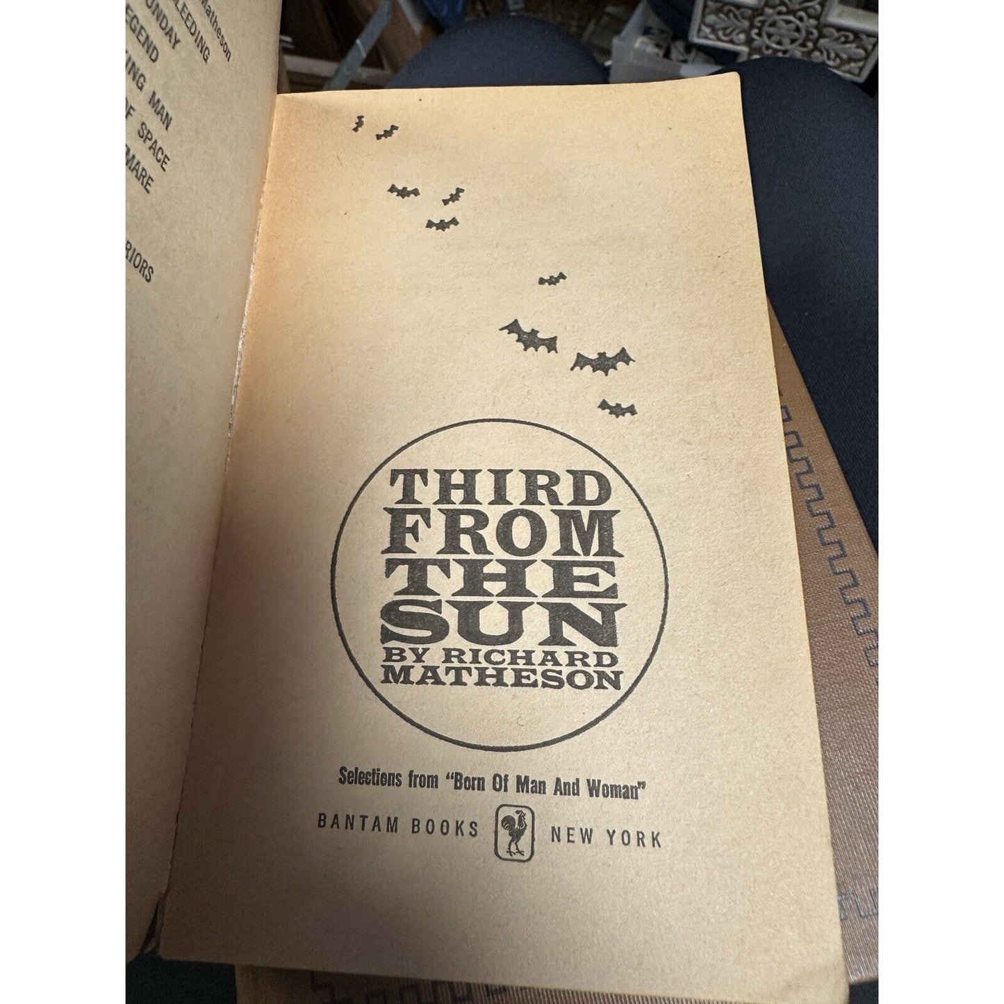 Third from the Sun Richard Matheson PB 1st New Bantam (1962)