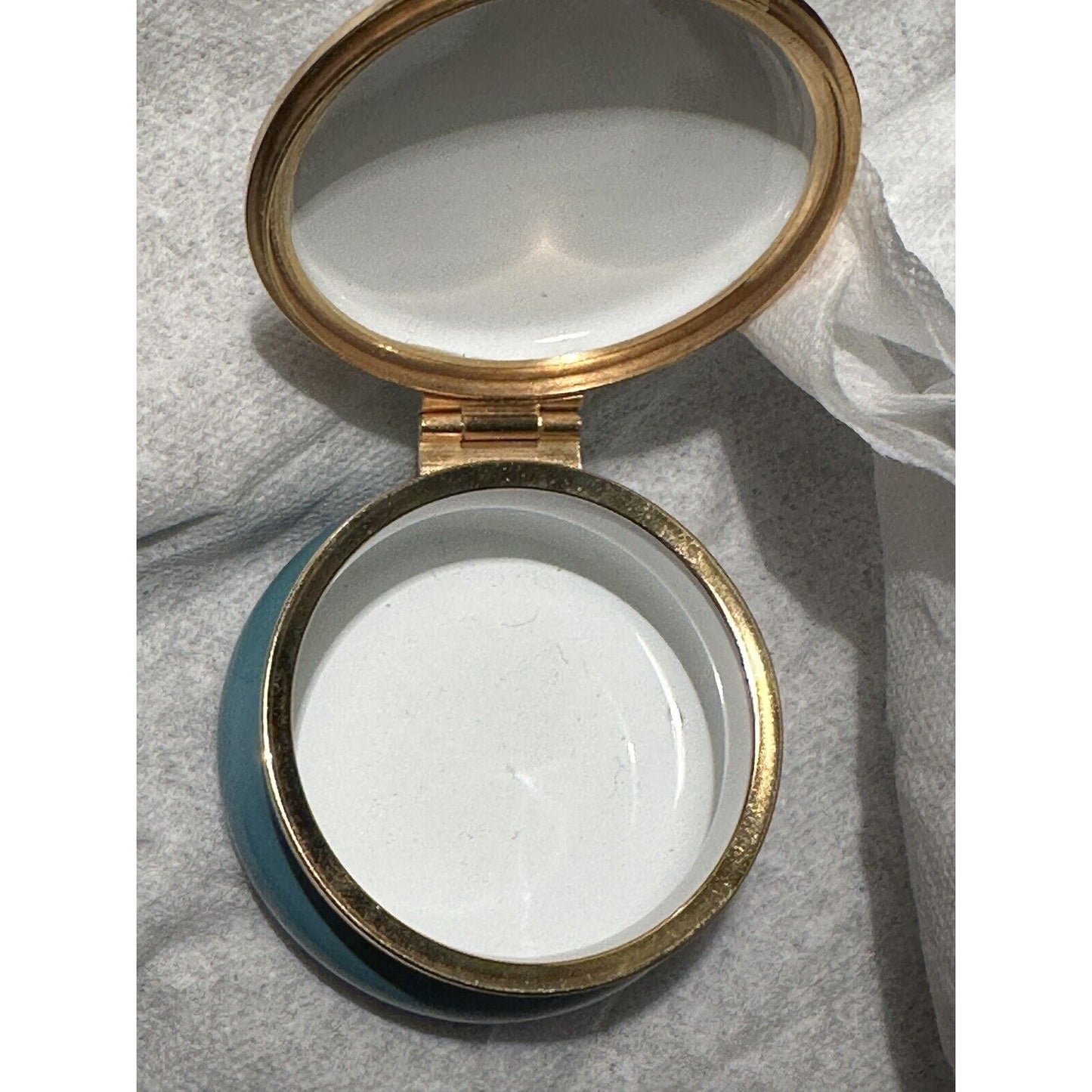Kingsley Enamel Trinket Box Happy Birthday Worcestershire England in Box