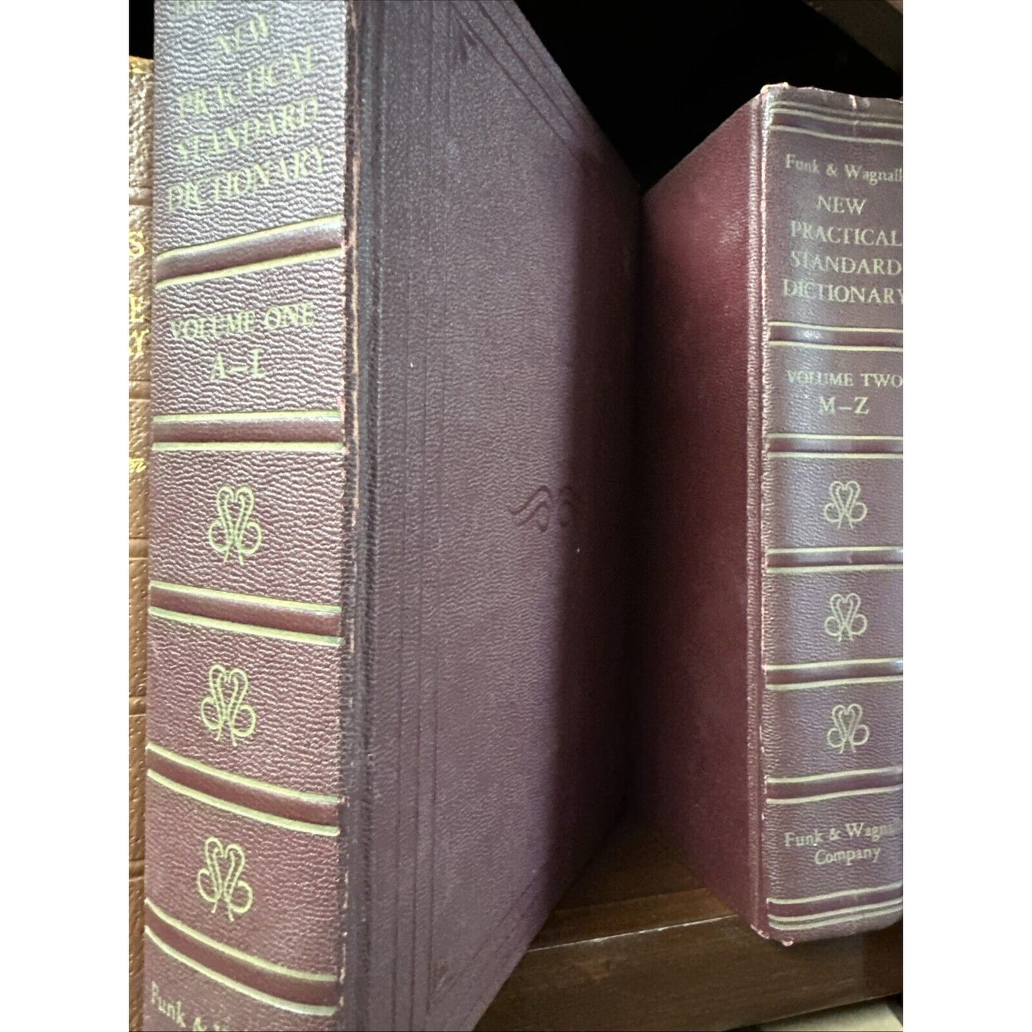Funk & Wagnalls New Practical Standard Dictionary 1956 Vol 1 & 2 Em Pha Type Ed