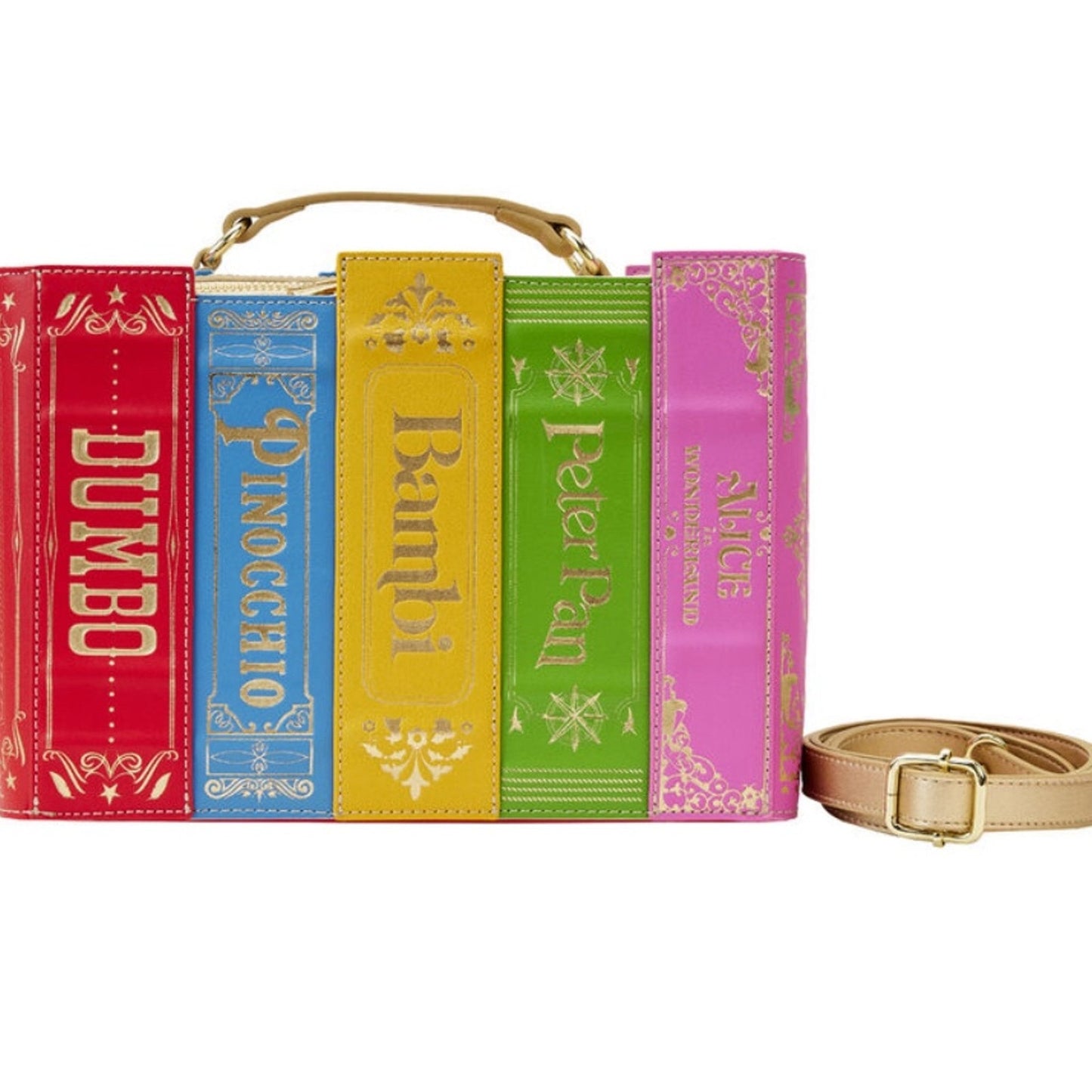Loungefly Stitch Shoppe Classic Disney Books Crossbody Bag NWT
