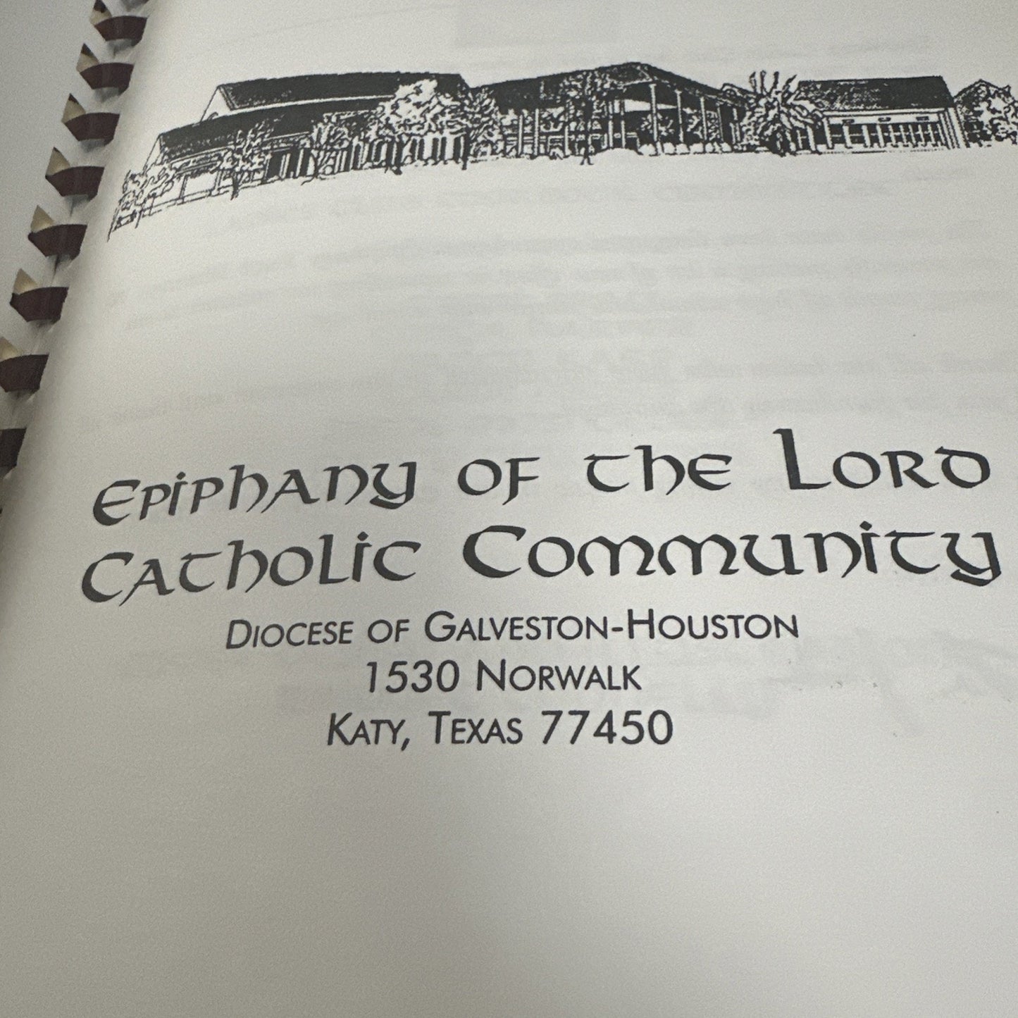 Millennium Cookbook - Epiphany Of The Lord Catholic Community 2000