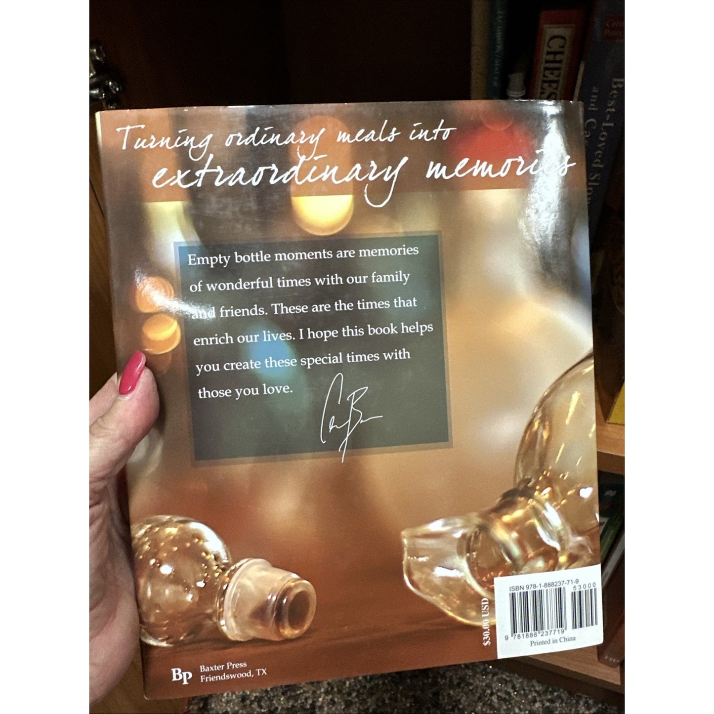 Creating Empty Bottle Moments/Clive Berkman/Signed