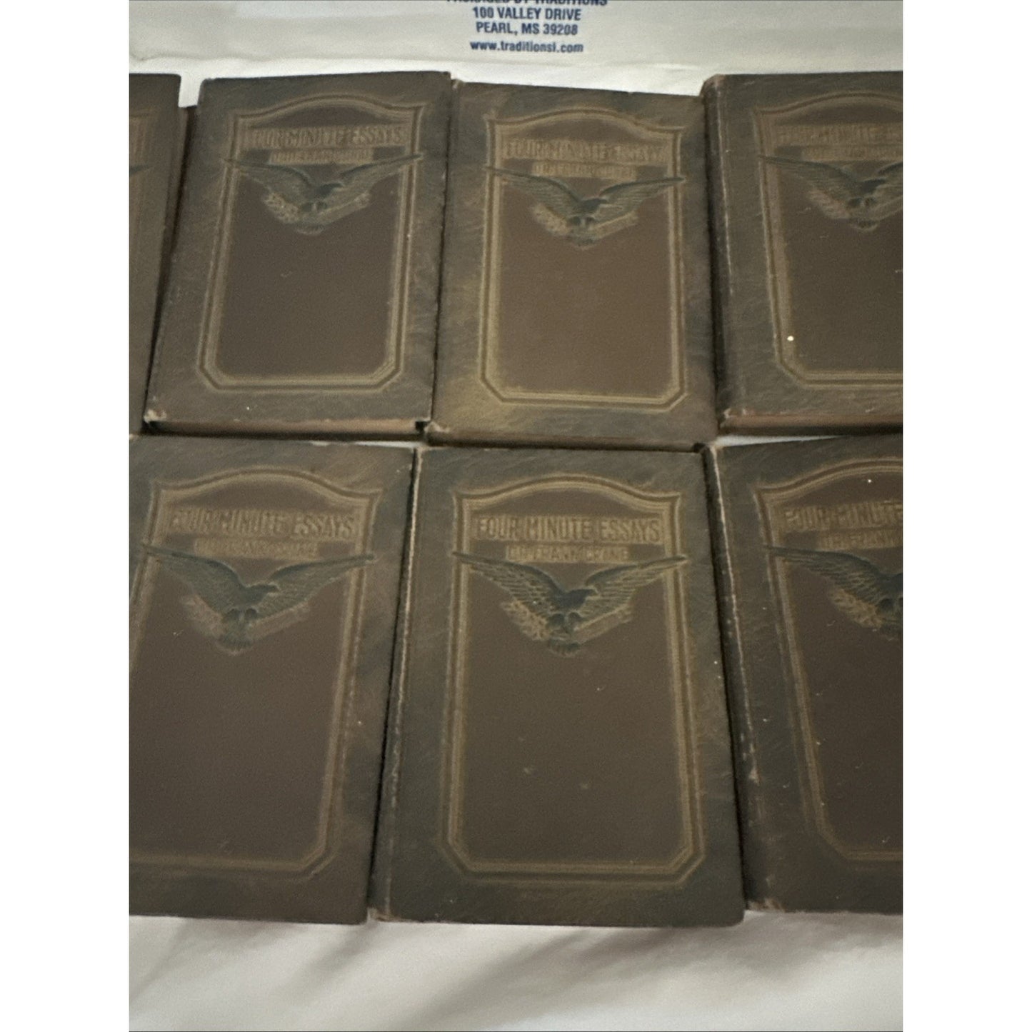 Rare Vintage 1919 Four Minute Essays by Dr Frank Crane Book Set Vol 1-10
