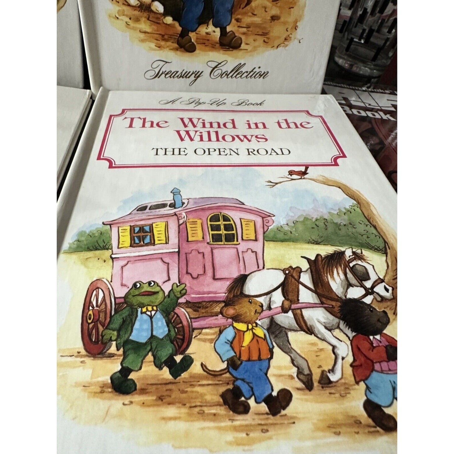 The Wind in the Willows Pop Up Books 1988 Treasury Collection Childrens Set of 4