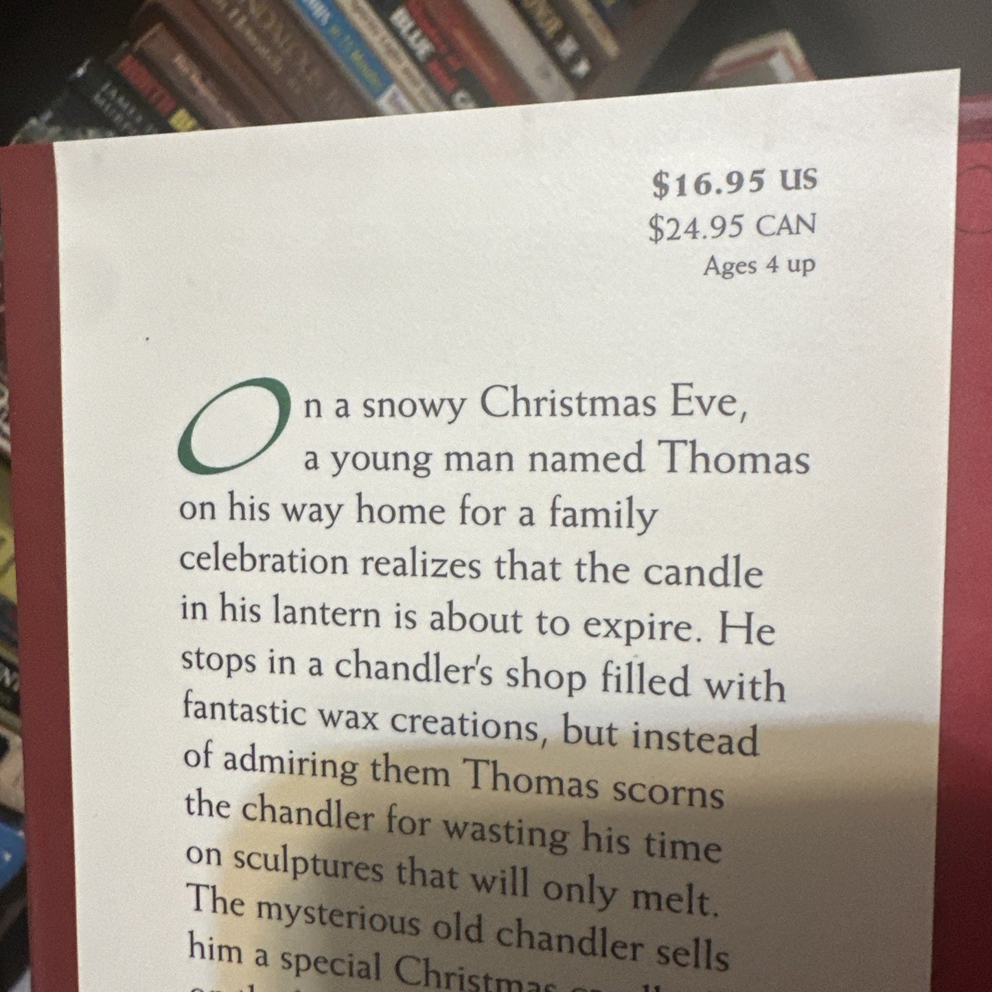 The Christmas Candle - Hardcover By Evans, Richard Paul - VERY GOOD
