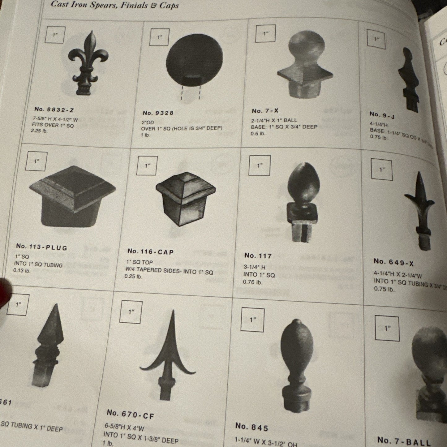 DECORATIVE IRON CATALOG