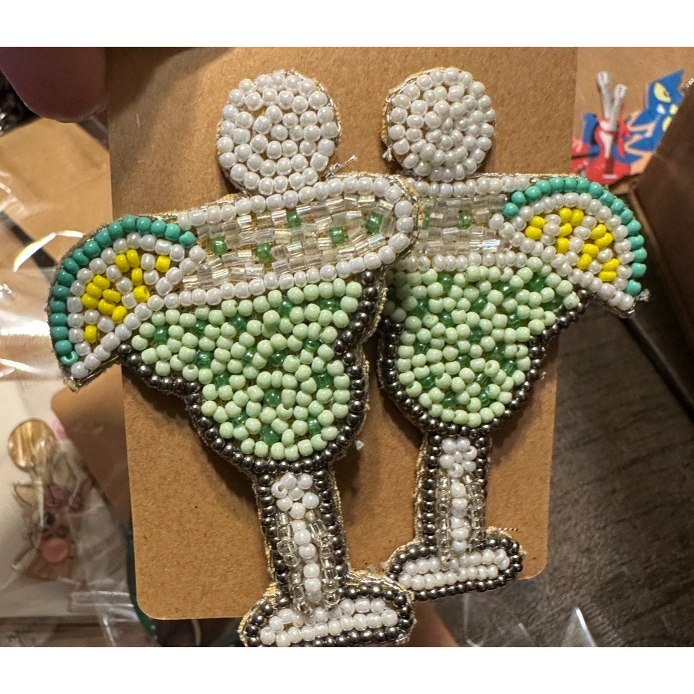 Fun margarita summer fun earrings