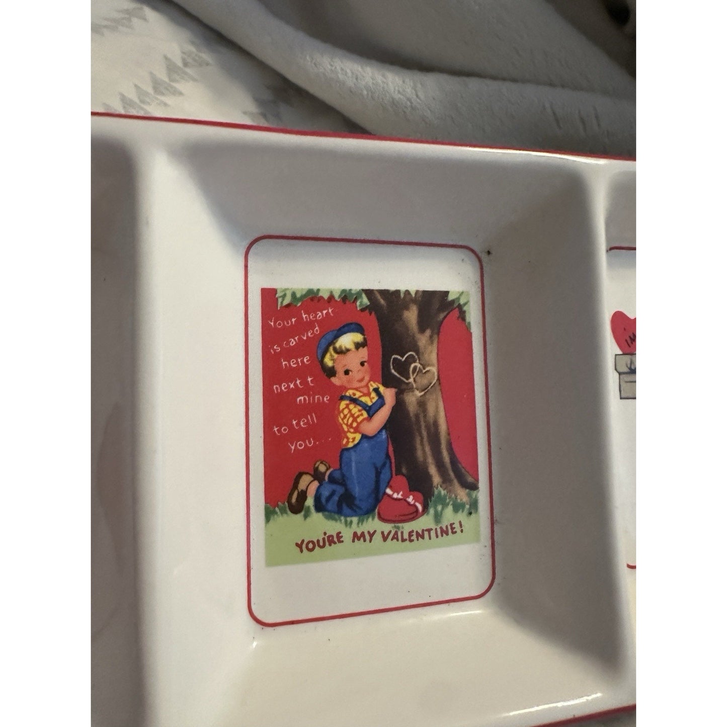 Rosanna Studio Vintage Valentines Tray Rare Find