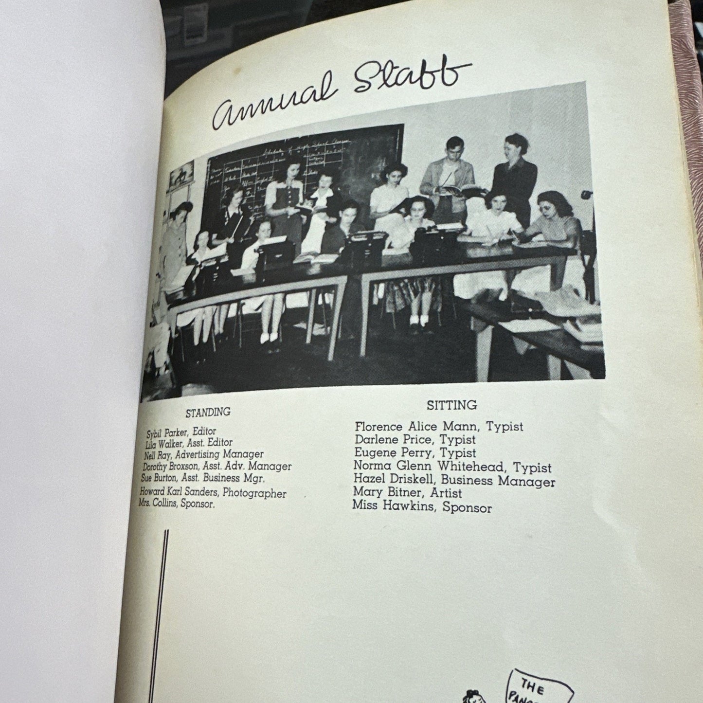 The Panorama ‘46 Lovelady Highschool Yearbook Senior Class Yearbook