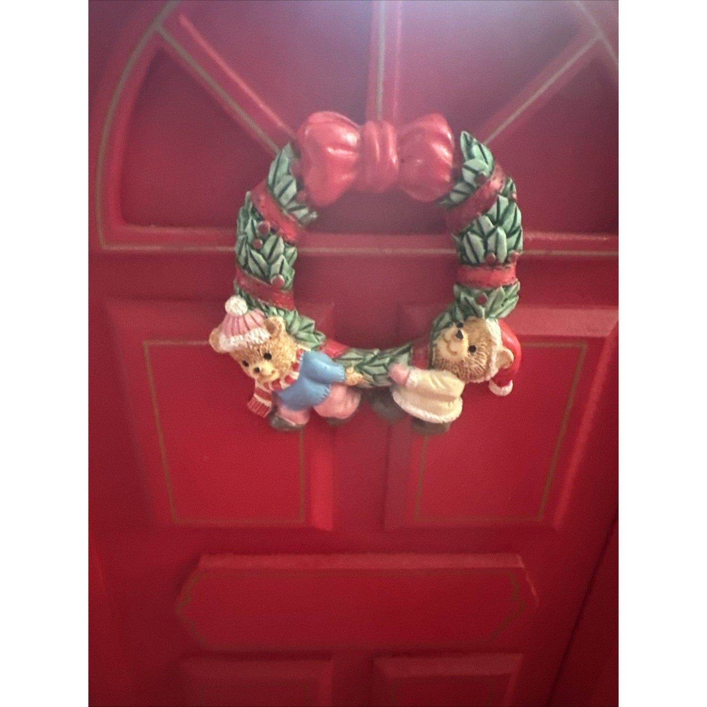 Vintage House of Lloyd Christmas Around The World Holiday Red Door Photo Album