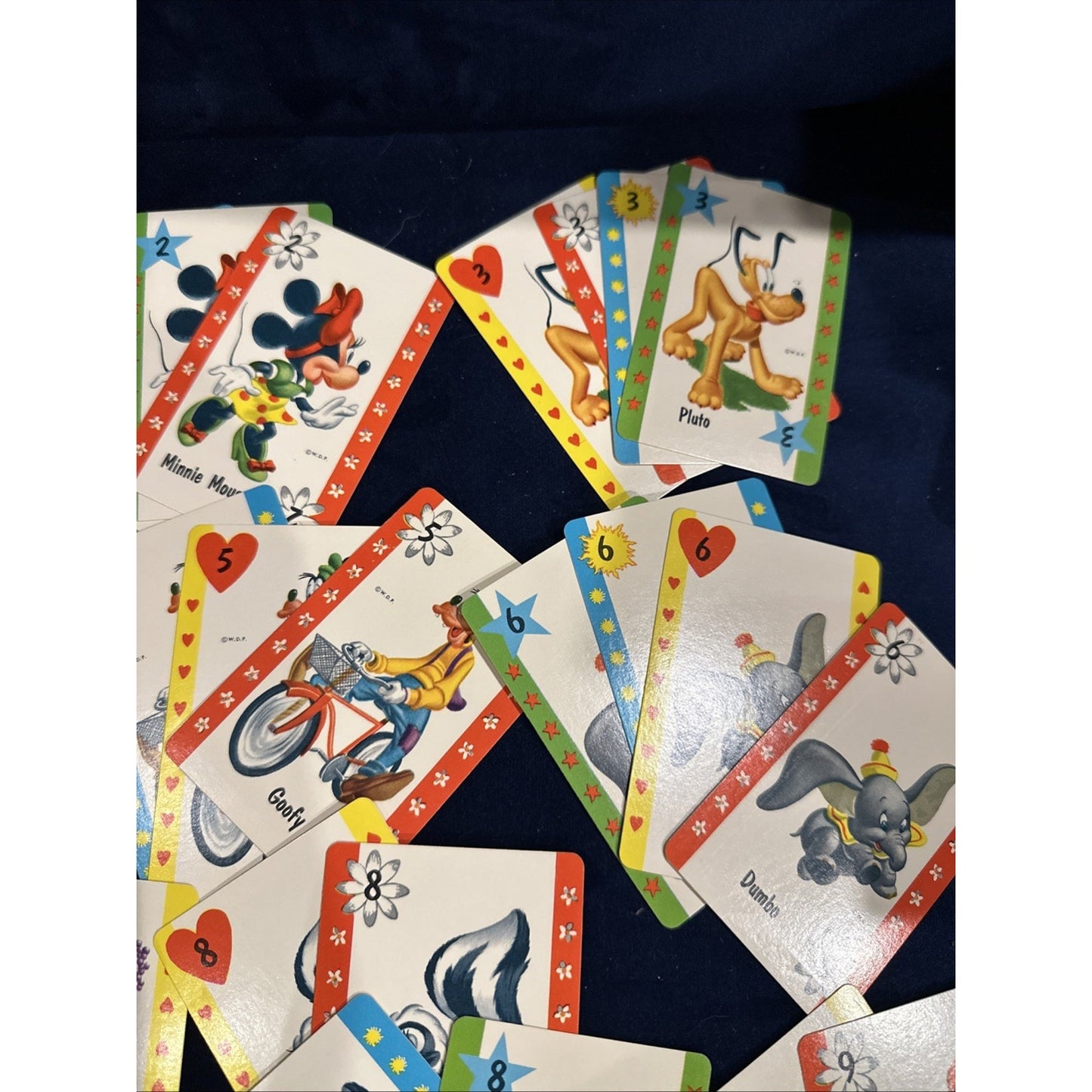 Vintage Whitman Disney Old Maid Playing Cards Card Game COMPLETE 4492 1960s