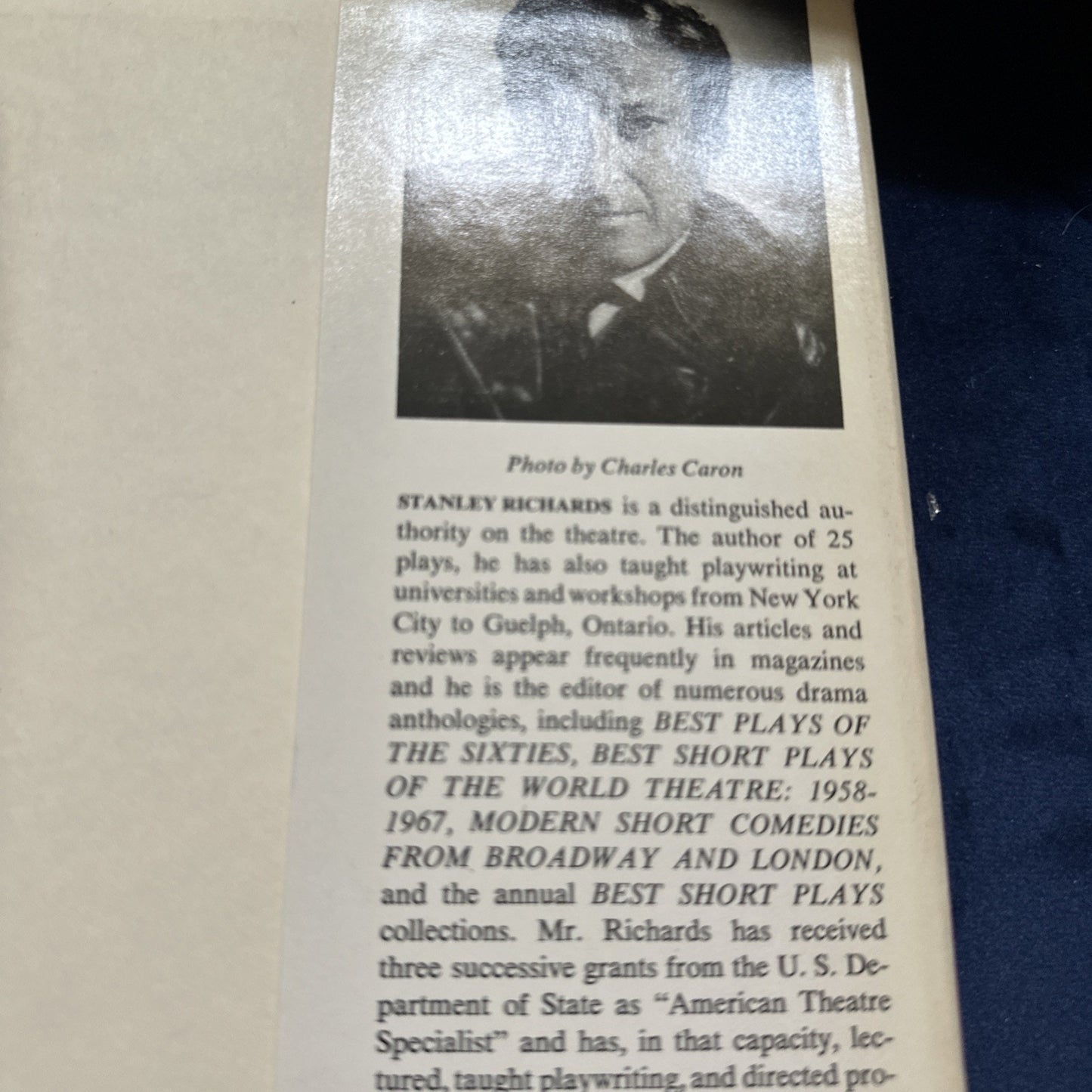 1971 BEST MYSTERY/SUSPENSE PLAYS of MODERN THEATER Complete Texts w/Prefaces