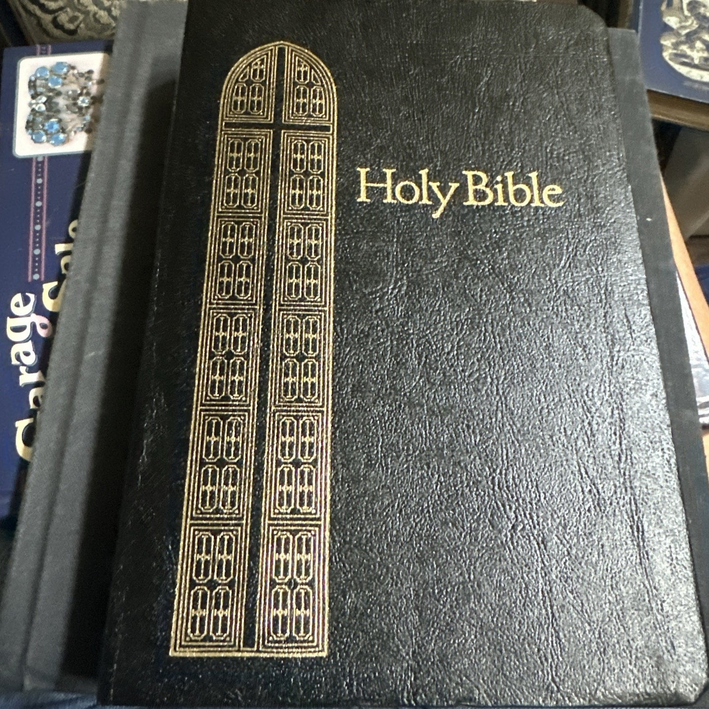 Holy Bible Regency Giant Print Reference Black Thomas Nelson 1990 KJV