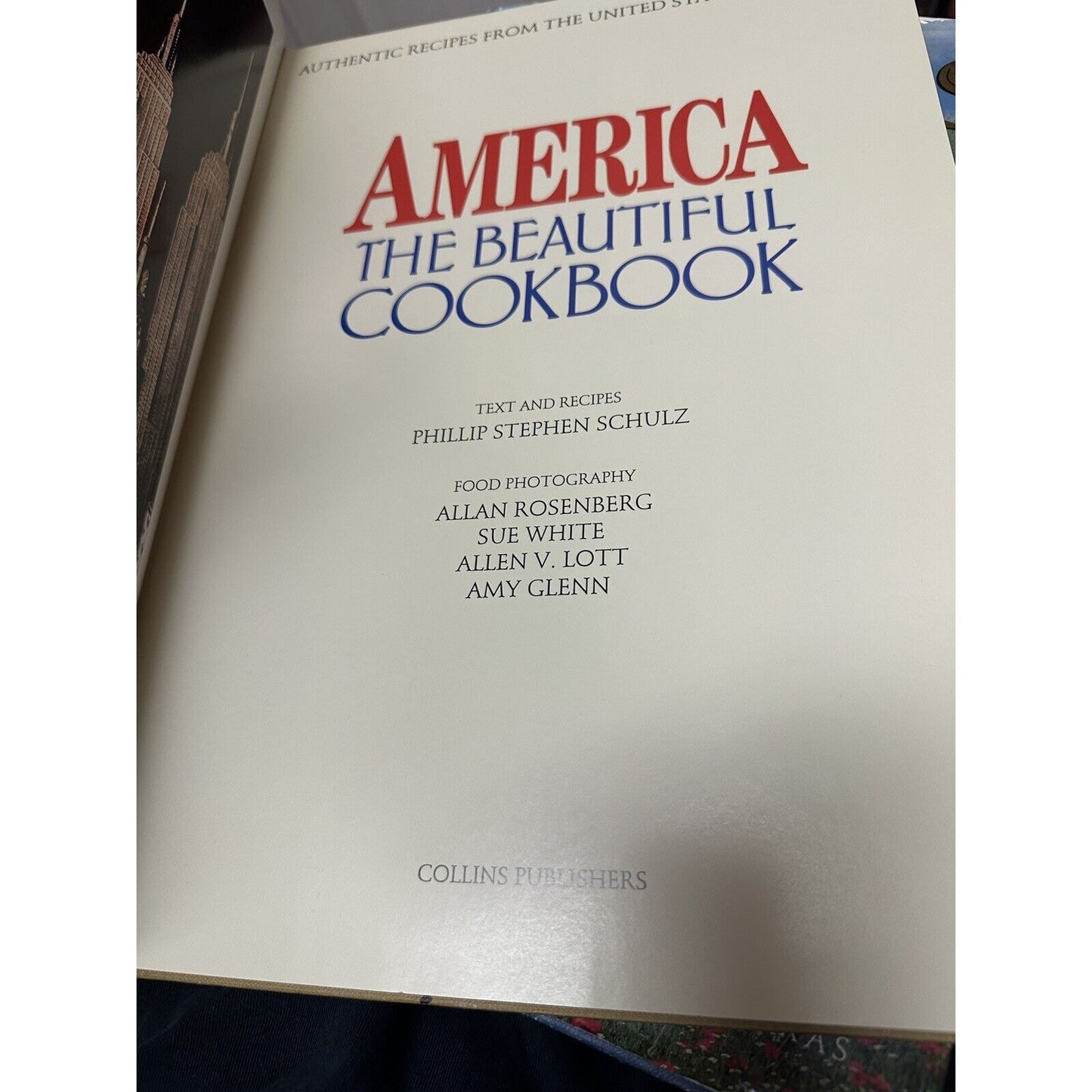 America Beautiful Cookbook HCDJ 1990