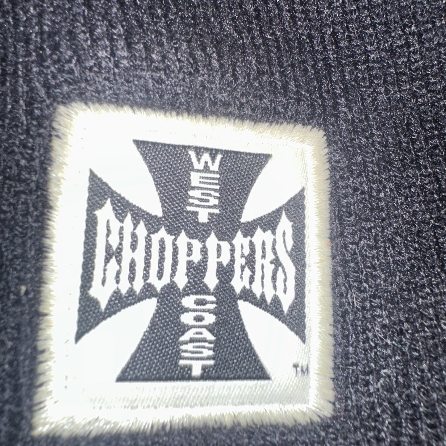 Vintage West Coast Choppers Beanie 90 Made In USA Jesse James Black Skully