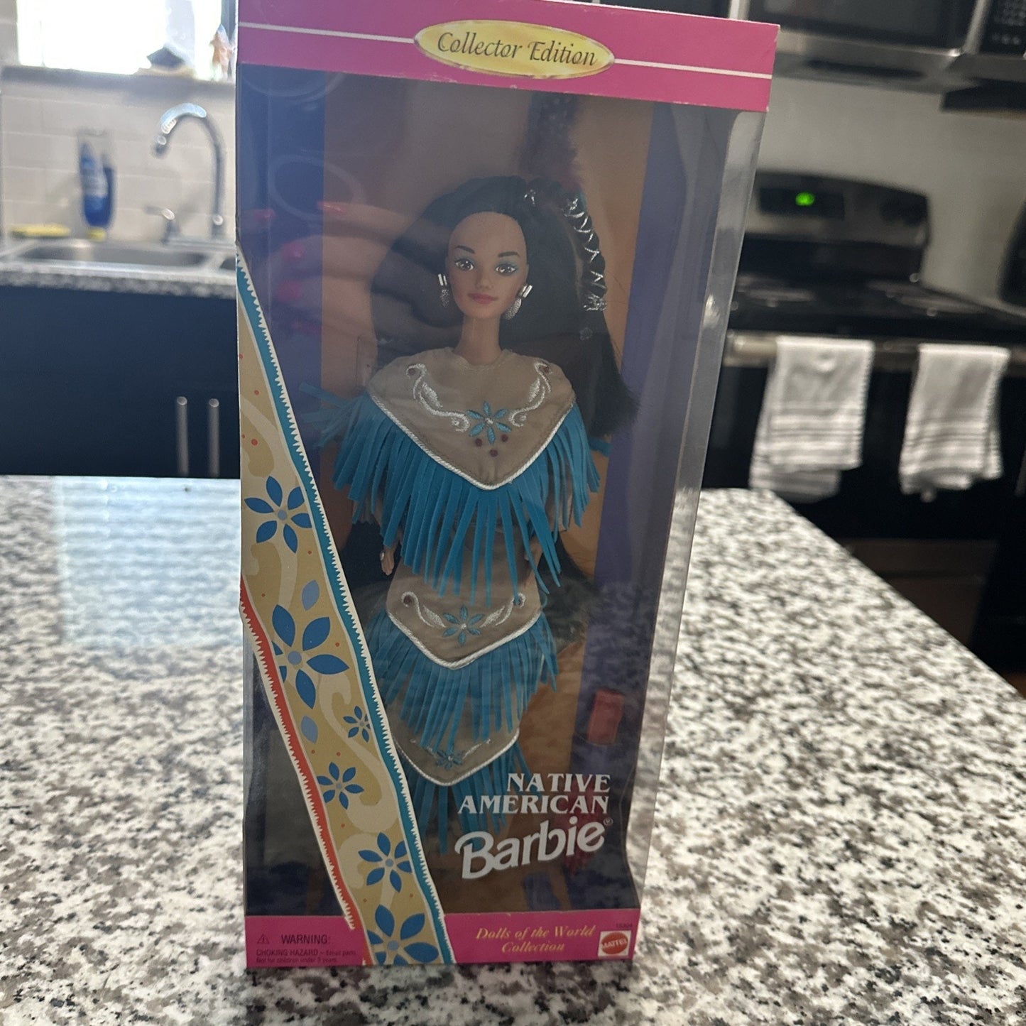 1996 Dolls Of The World Second Edition NATIVE AMERICAN Barbie NRFB