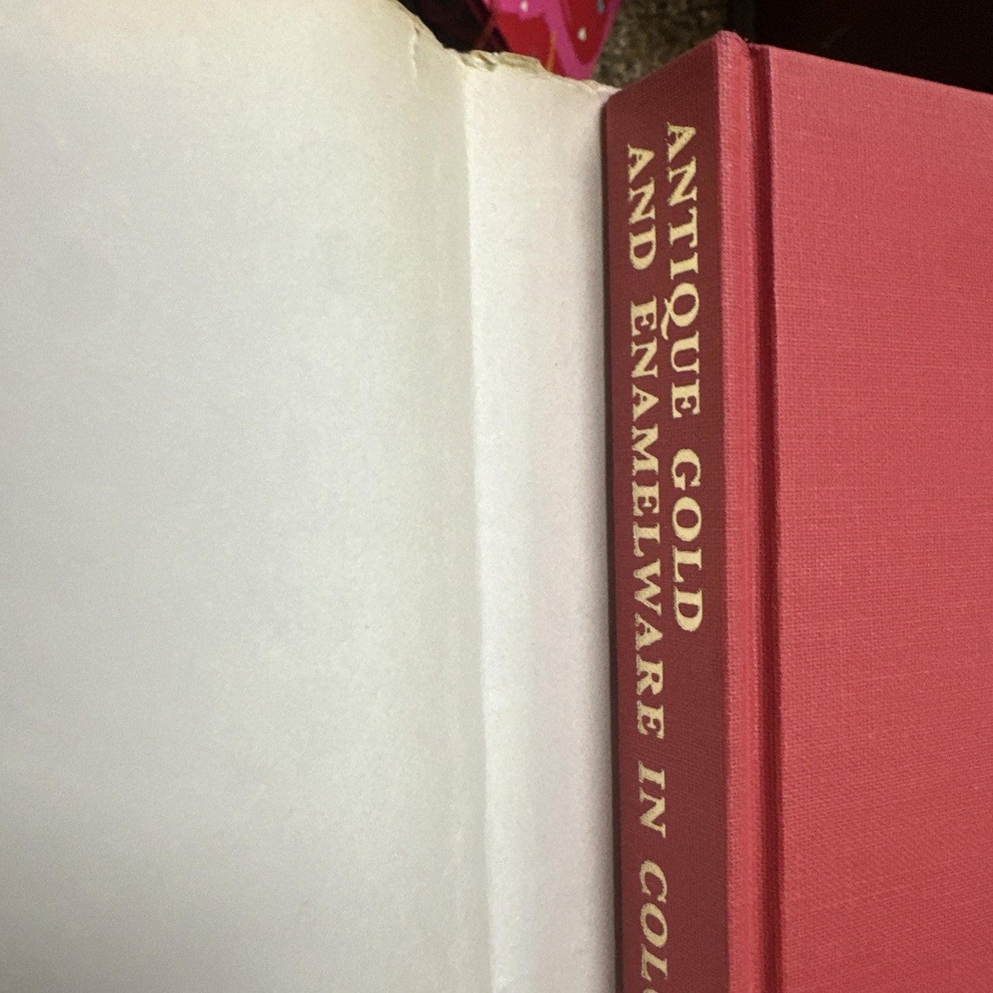 HARDBACK GOLD AND ENAMELWARE IN COLOR, Howard Ricketts, 1st edition, 1971