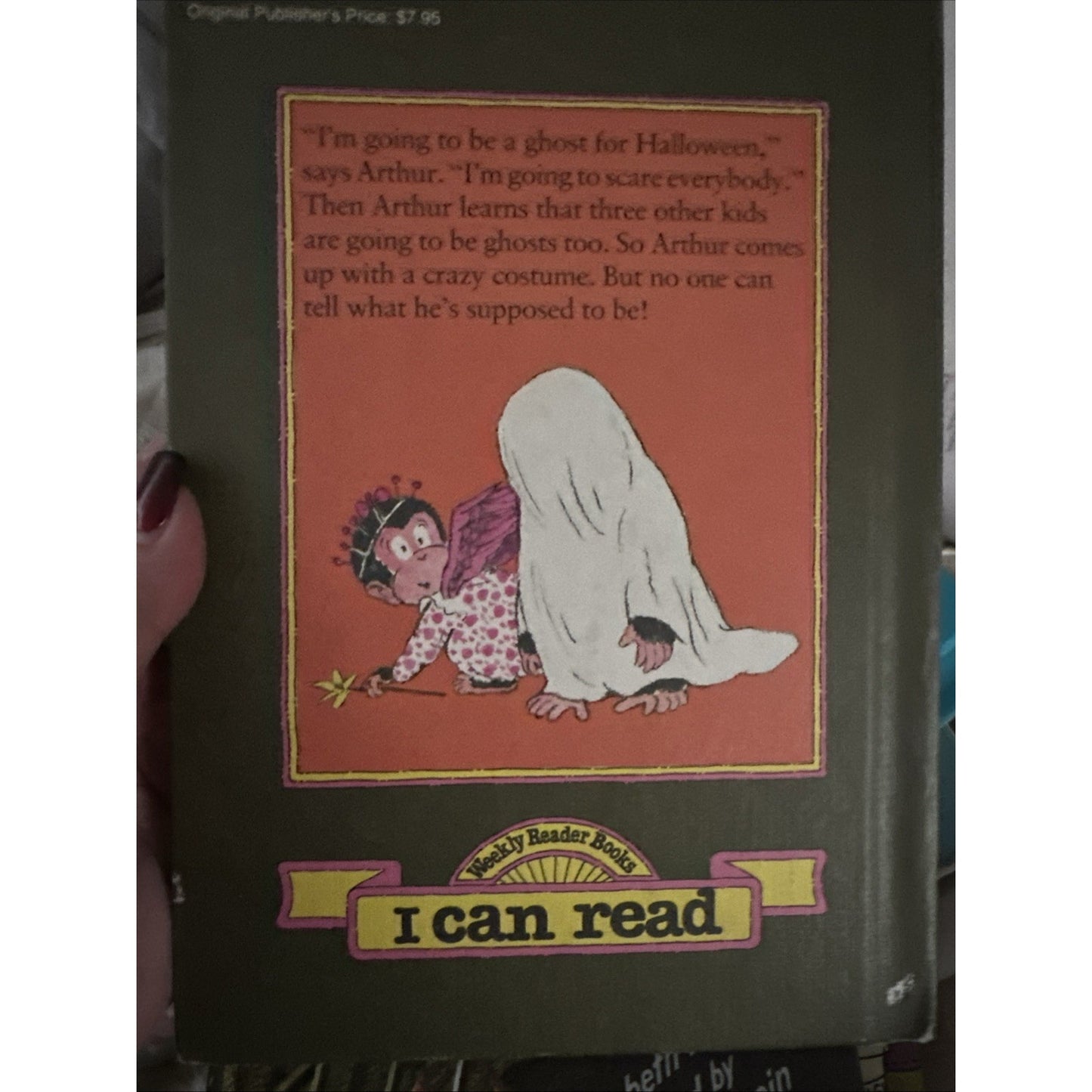 Arthurs Halloween Costume hard cover book, 1984, by Lillian Hoban, Illustrated