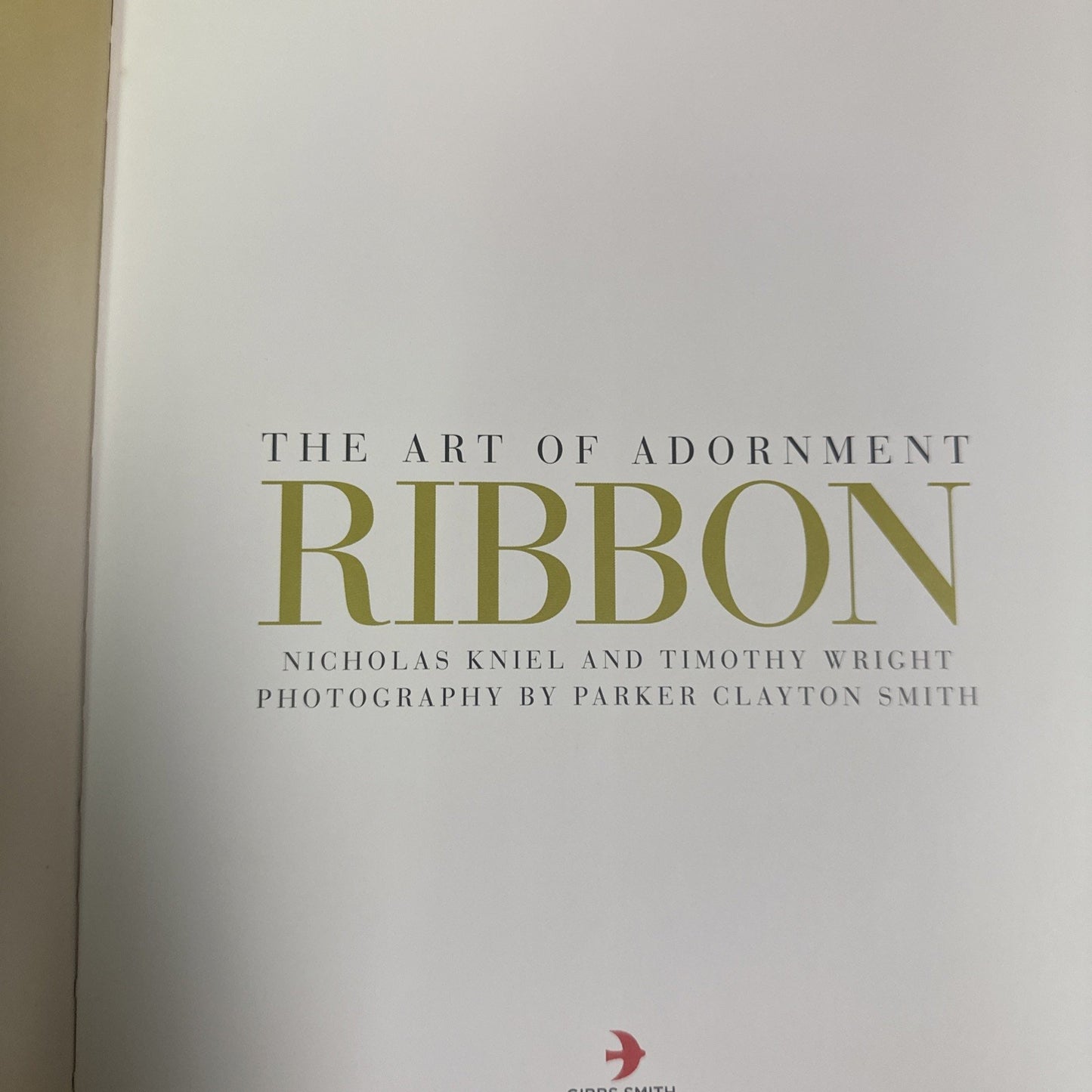 Ribbon: The Art of Adornment hardcover Used - Very Good