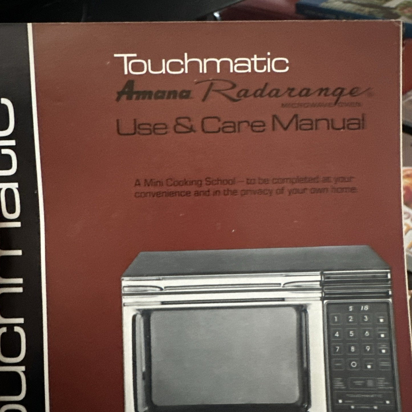 Introduction to Cooking with the Amana Radarange Microwave Oven Cookbook 1980