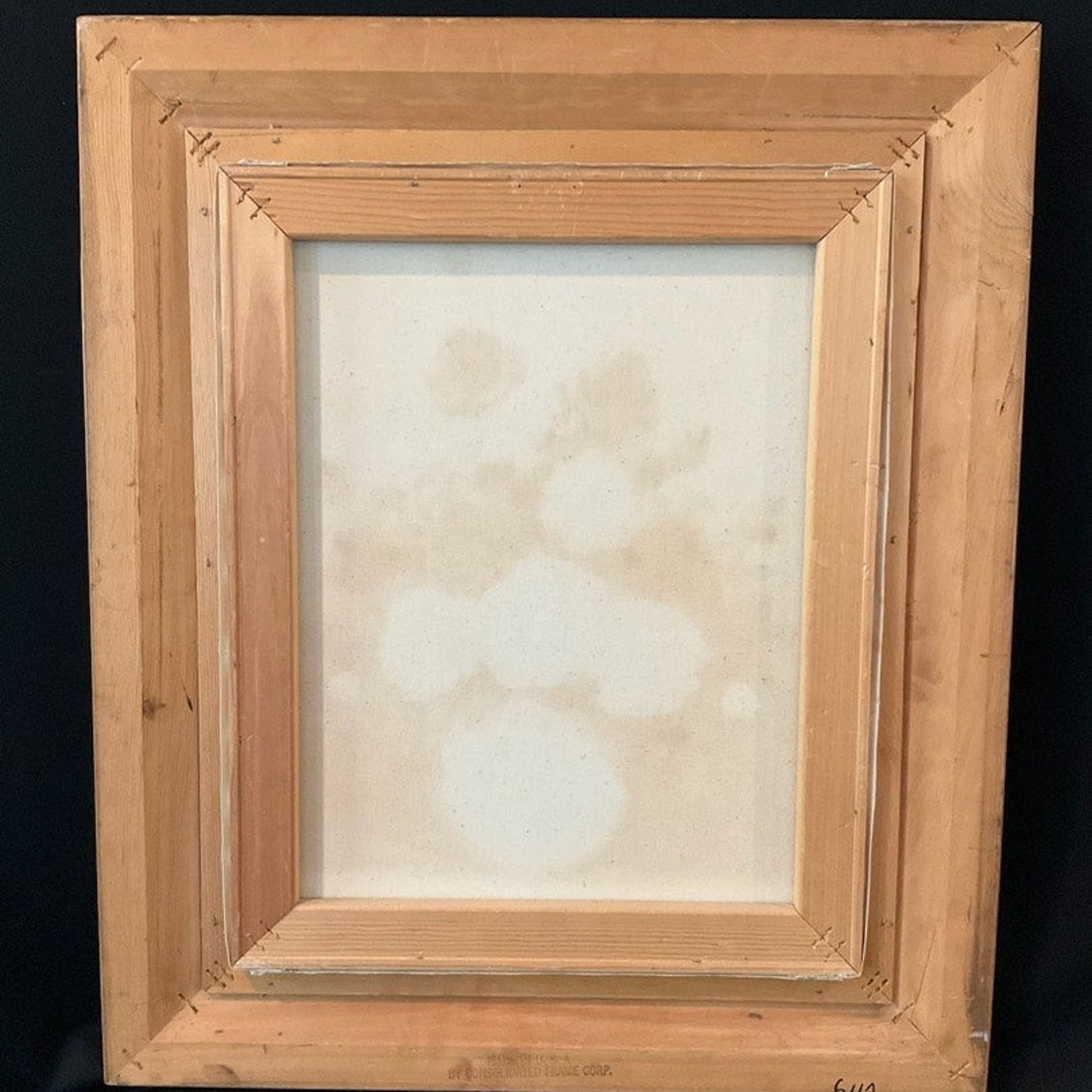 Vintage flower painting signed by artist