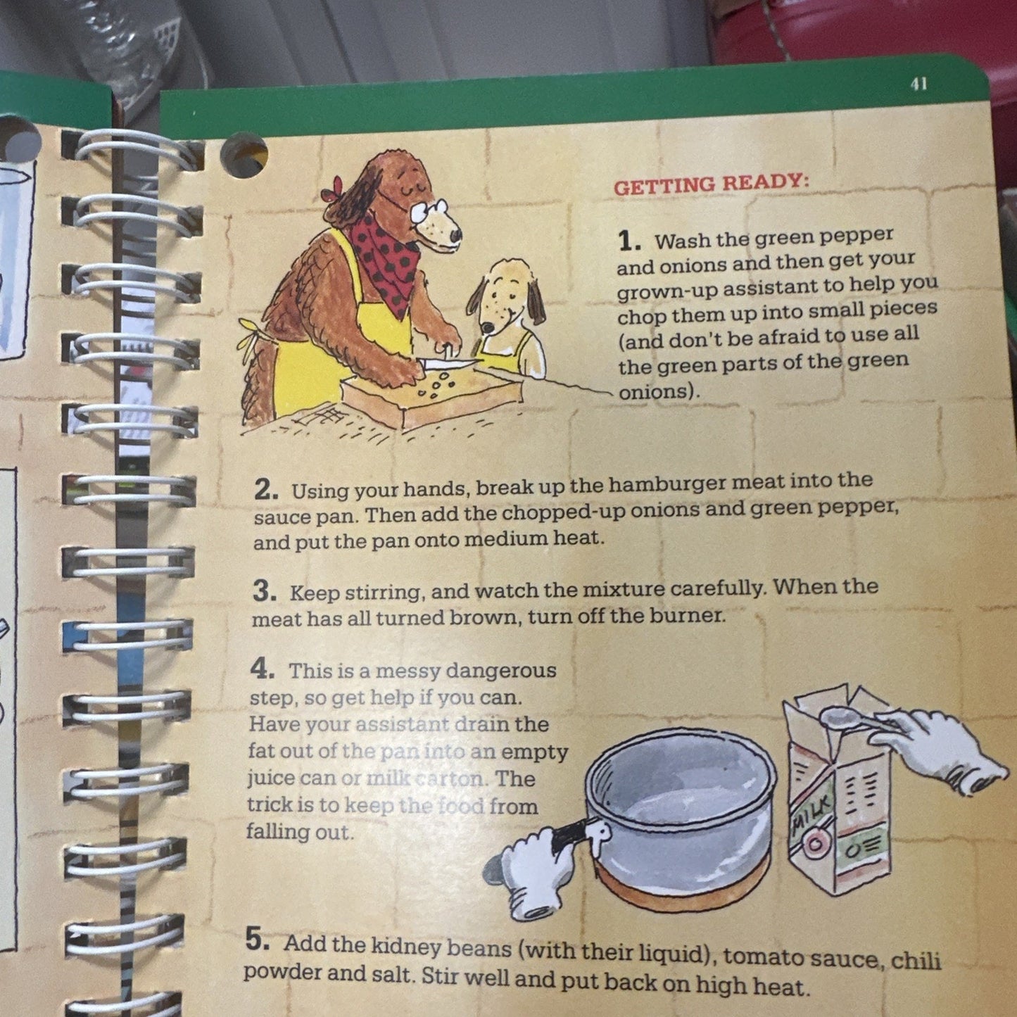 kids cooking-a very slightly messy manual by the edotors of klutz press