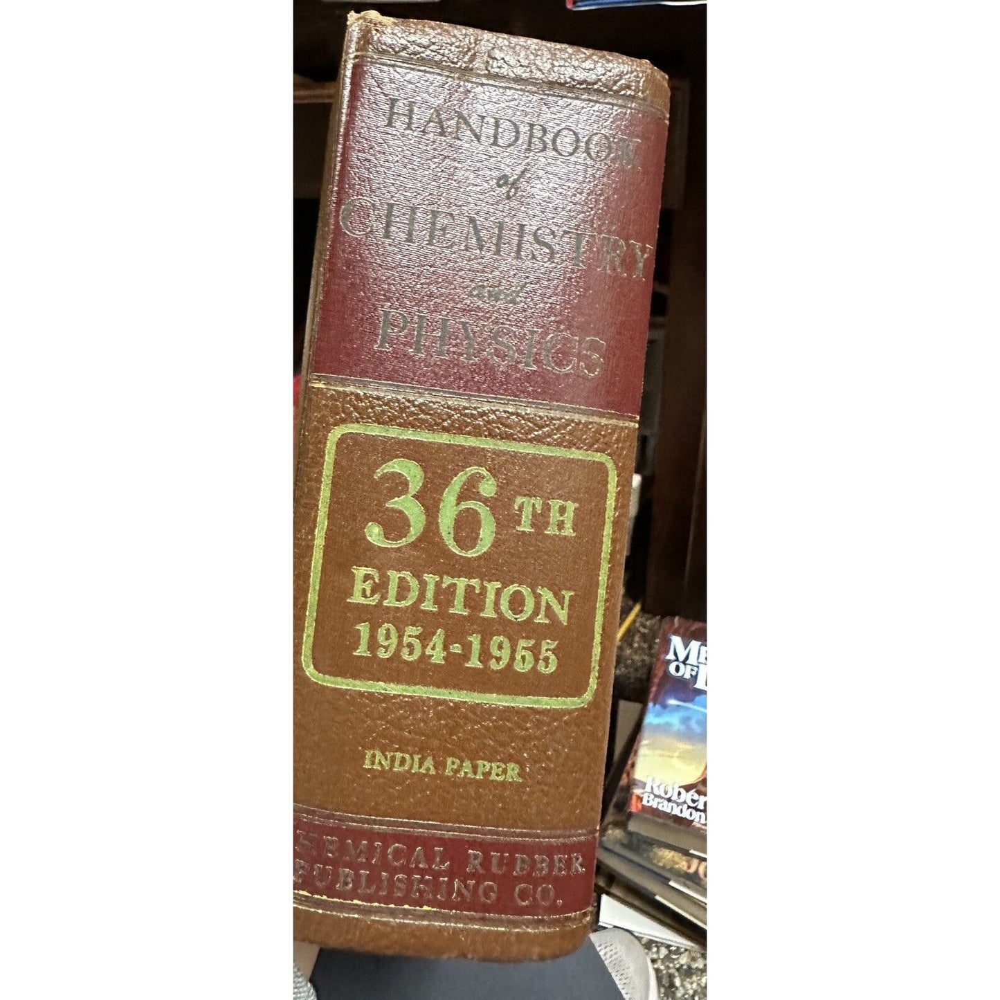 Handbook Of Chemistry And Physics 36th Edition 1954-1955