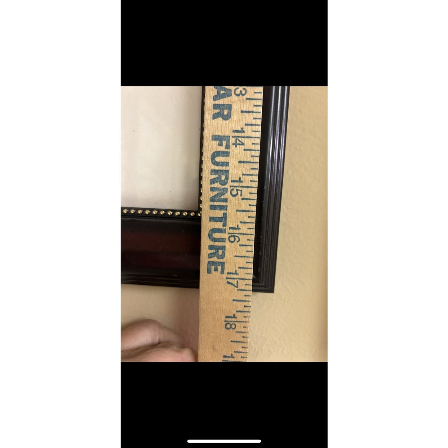 Vintage Framed egyptian art on papyrus 17x21