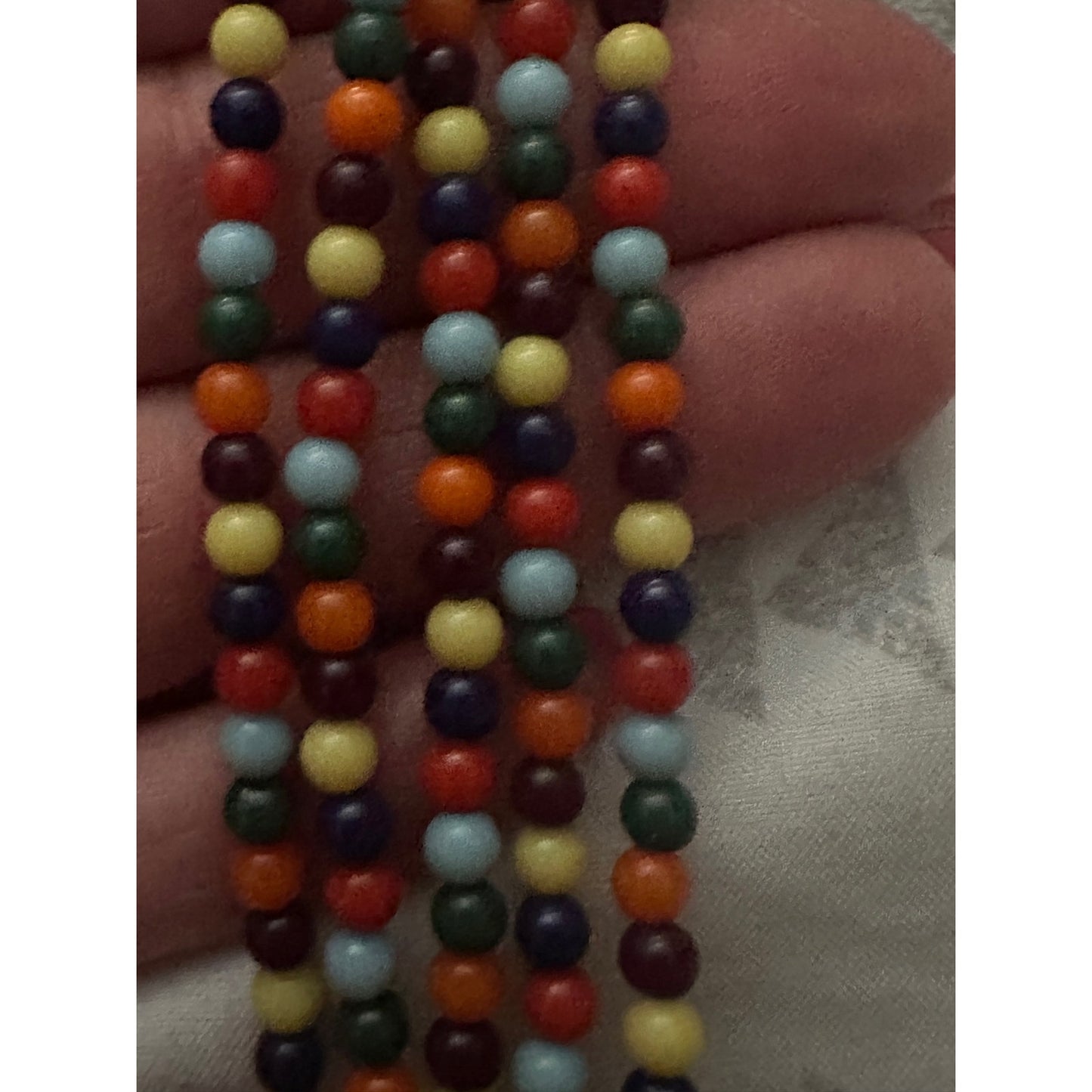 Estate jewerly necklace Multi-strand 5 strand beaded rare find one of a kind