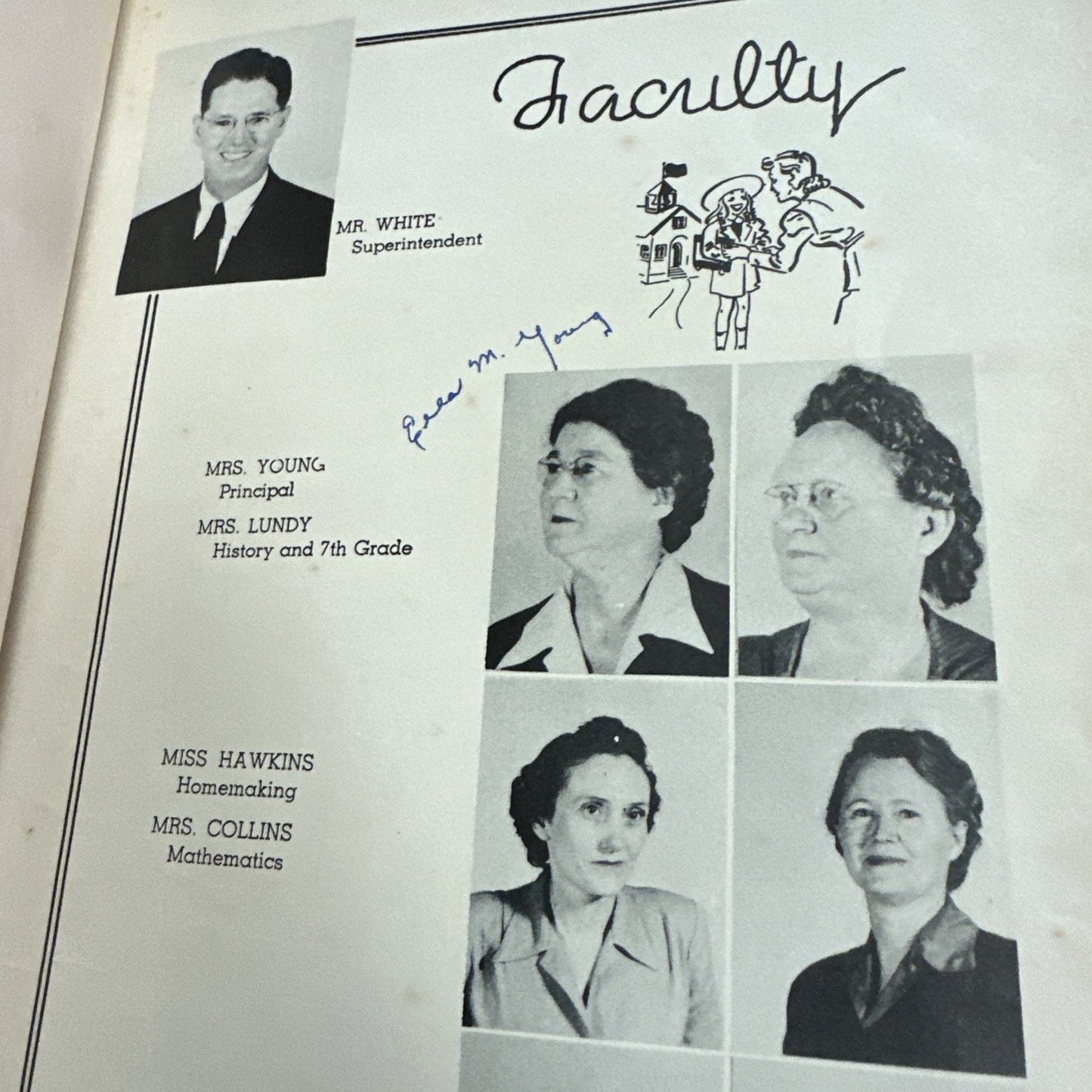 The Panorama ‘46 Lovelady Highschool Yearbook Senior Class Yearbook