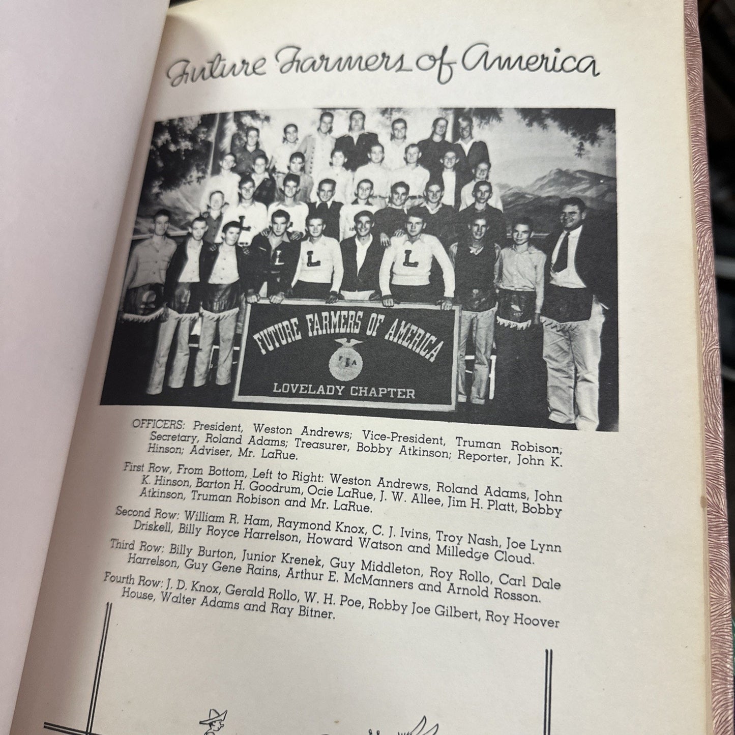 The Panorama ‘46 Lovelady Highschool Yearbook Senior Class Yearbook