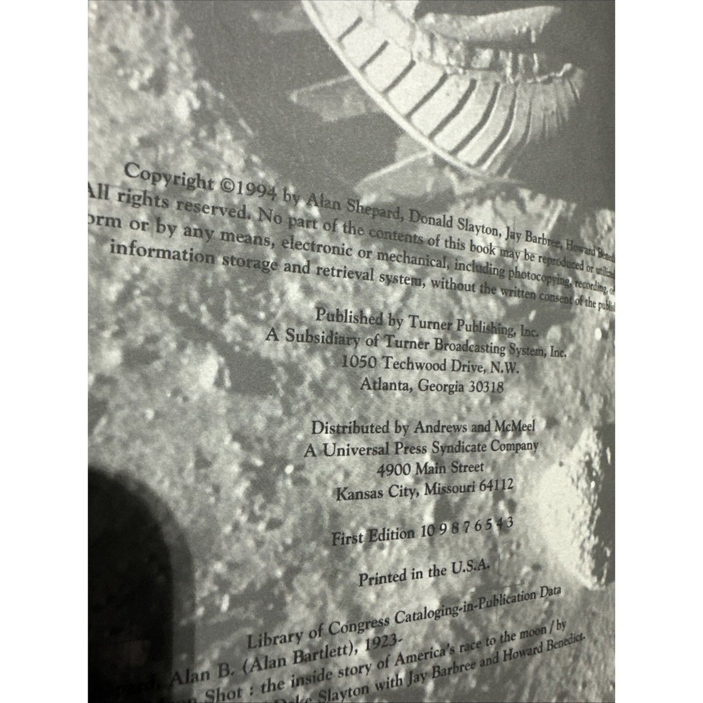 MOON SHOT 1st. ed. 1994 signed by Alan Shepard