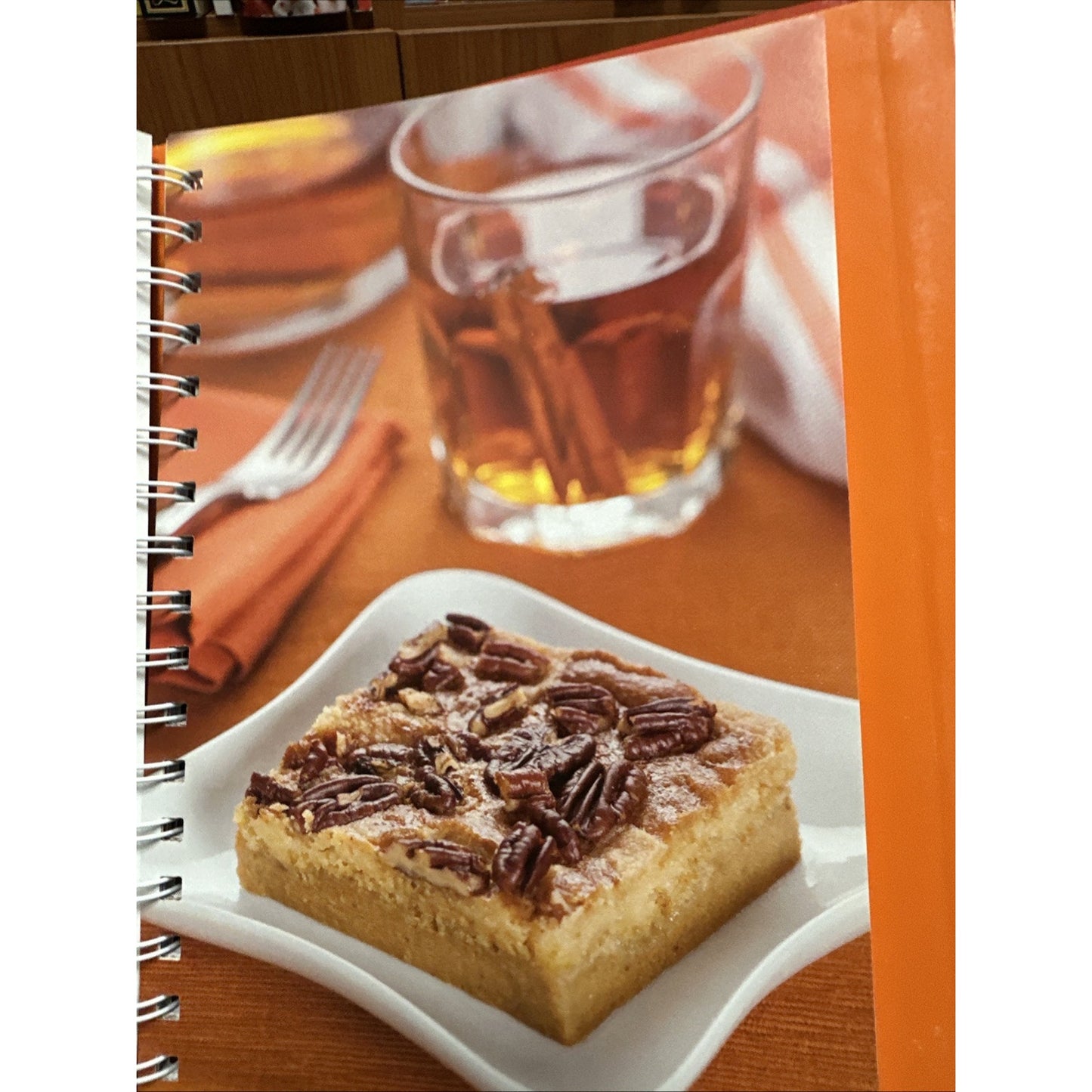 Pumpkin Cookbook Hard Cover With Spiral Inside